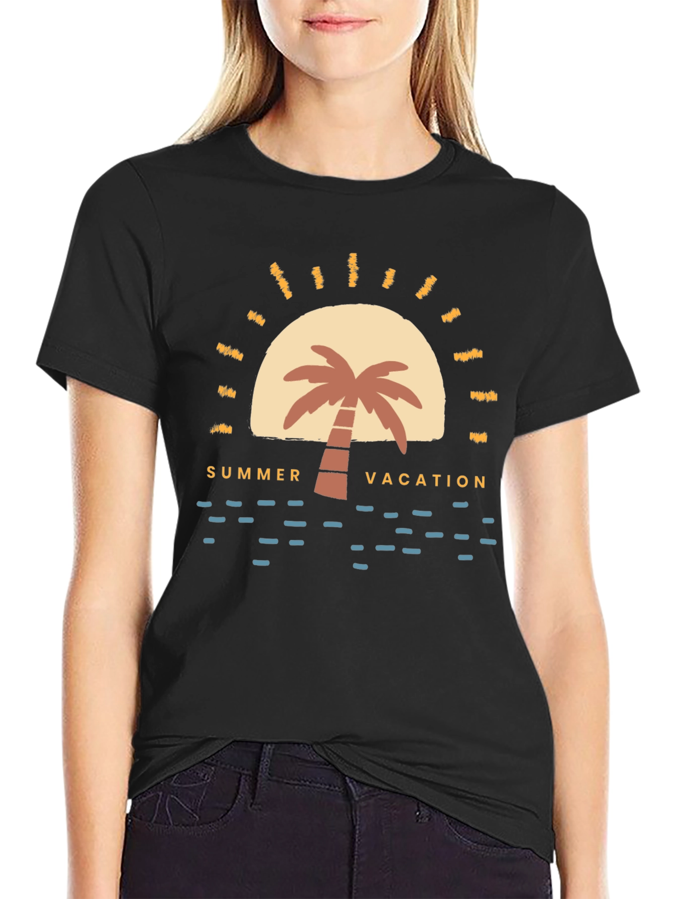 Summer Vacation Graphic T-Shirt