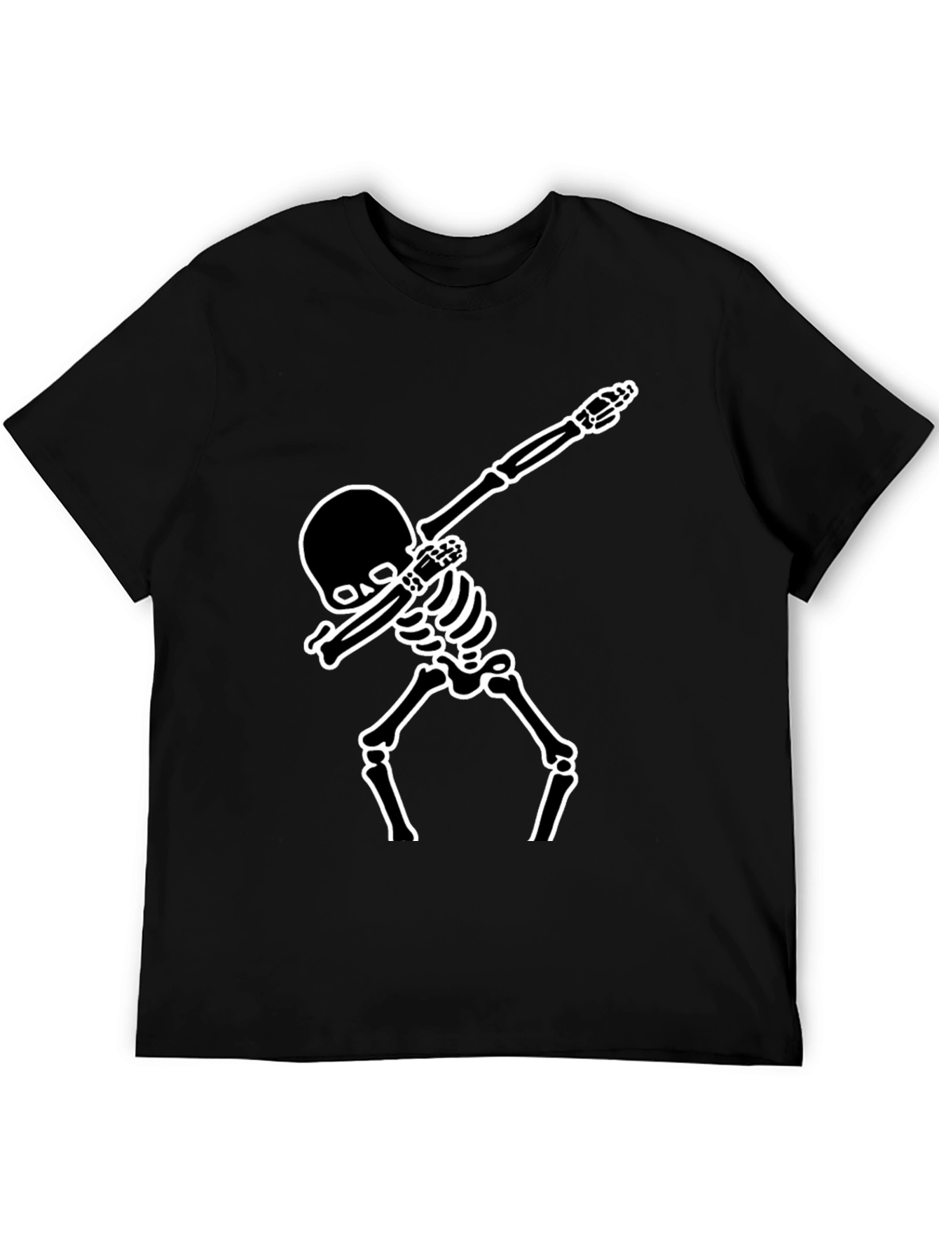 Dabbing Skeleton Graphic T-Shirt