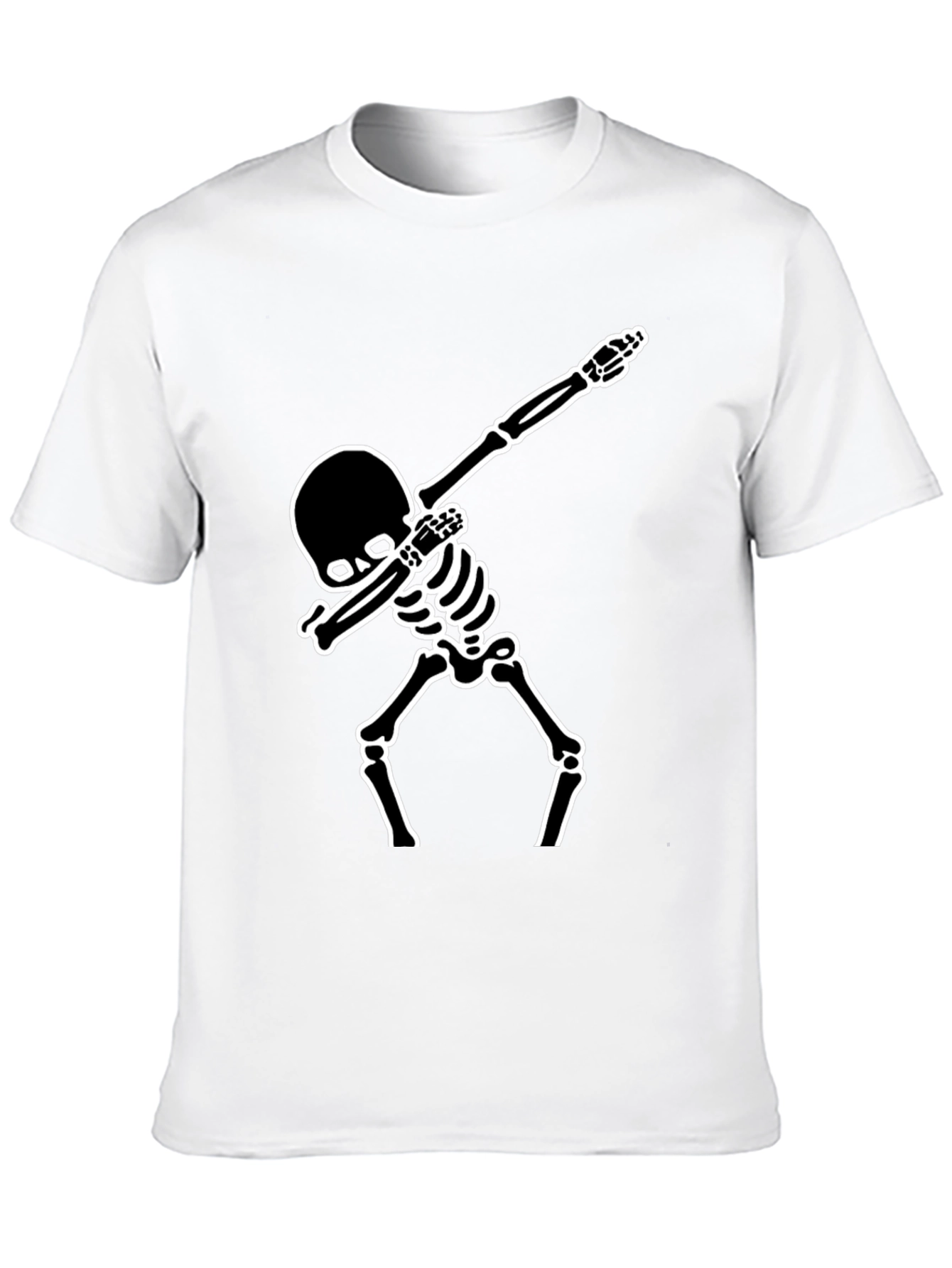 Dabbing Skeleton Graphic T-Shirt