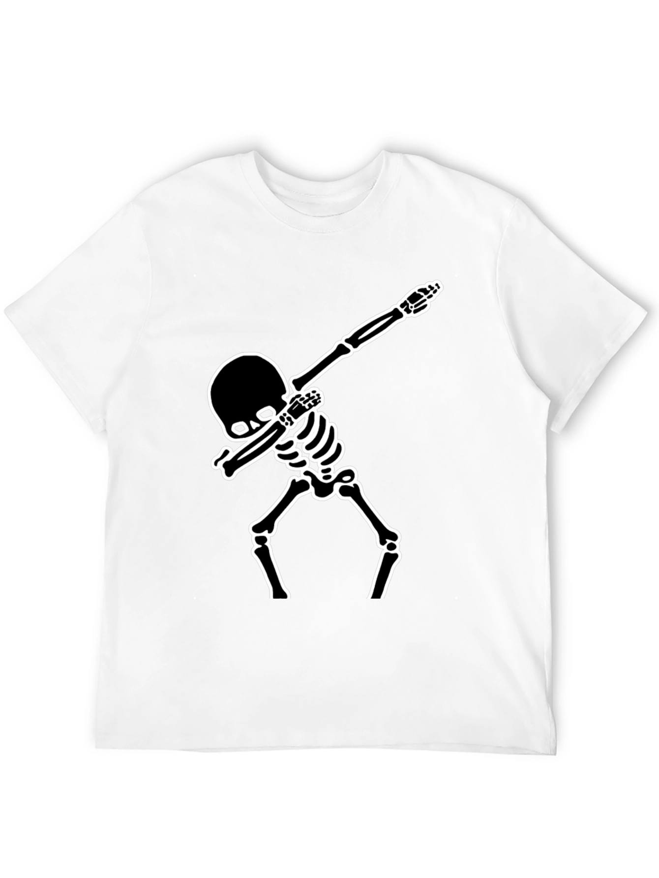 Dabbing Skeleton Graphic T-Shirt