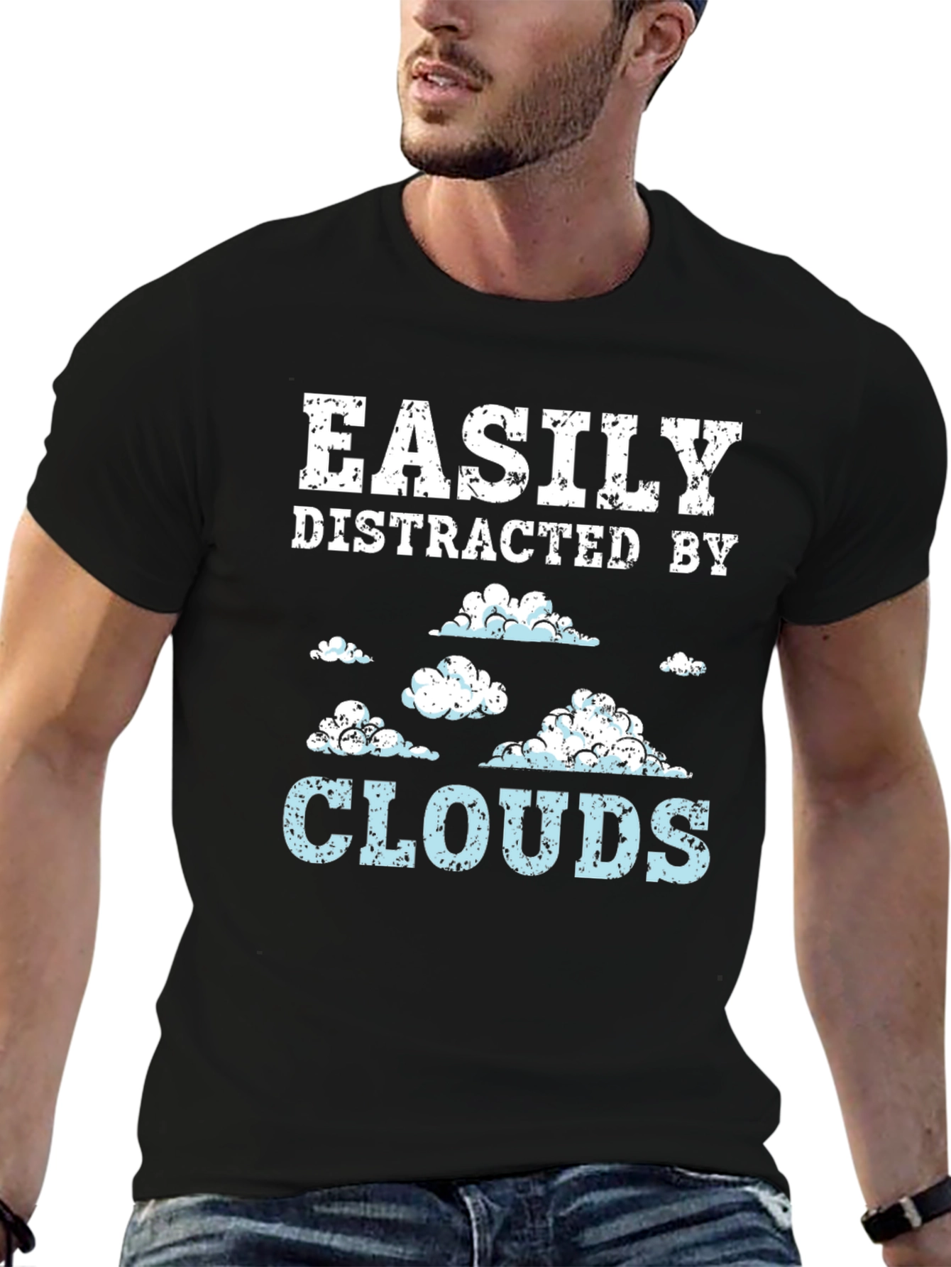 Easily Distracted By Clouds T-Shirt