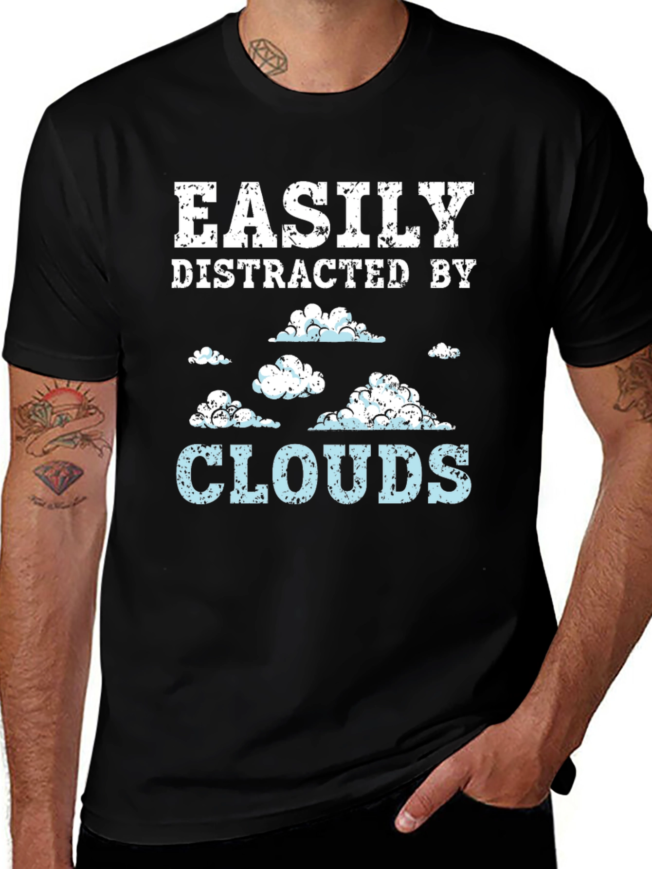 Easily Distracted By Clouds T-Shirt