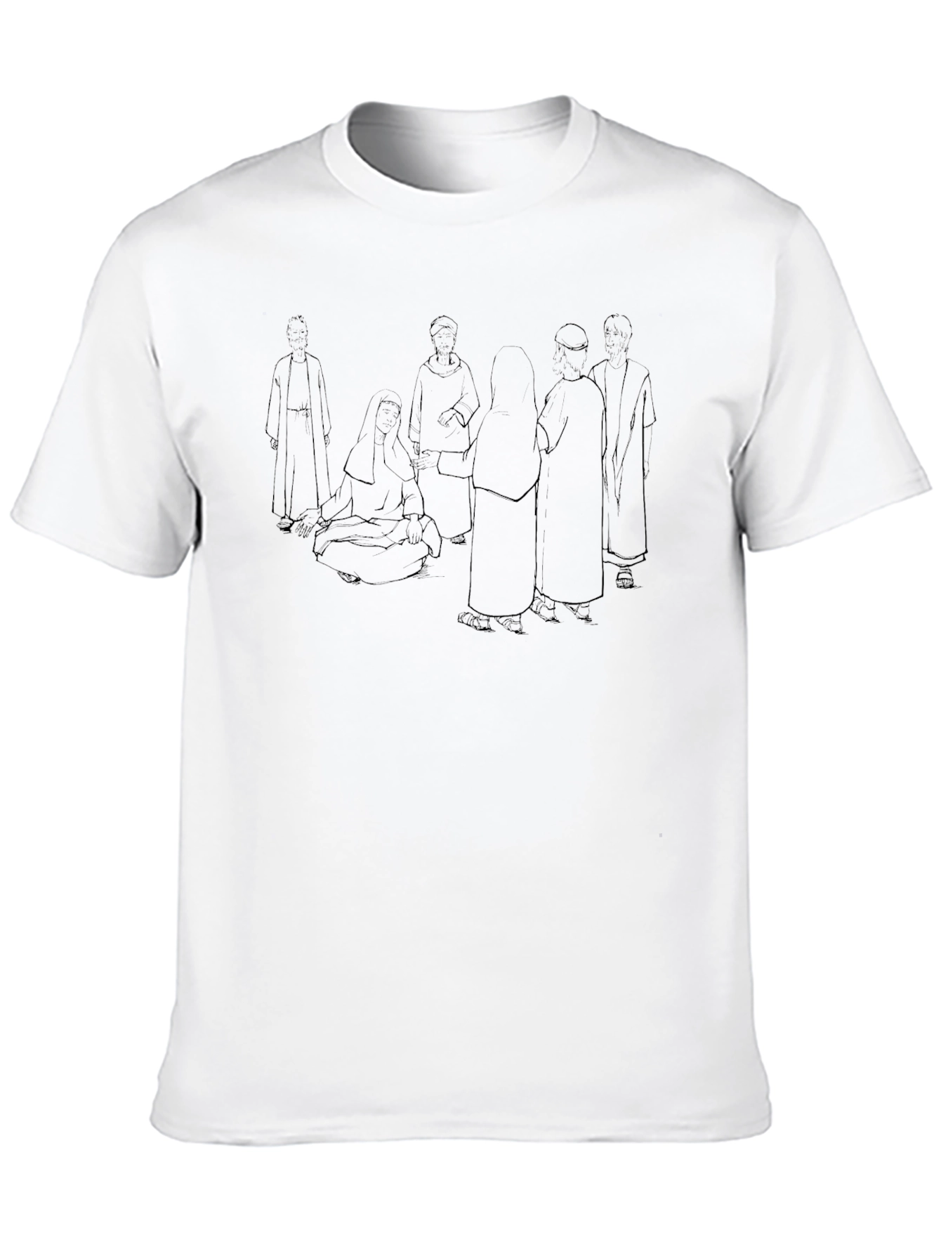 Minimalist Line Art Graphic Tee