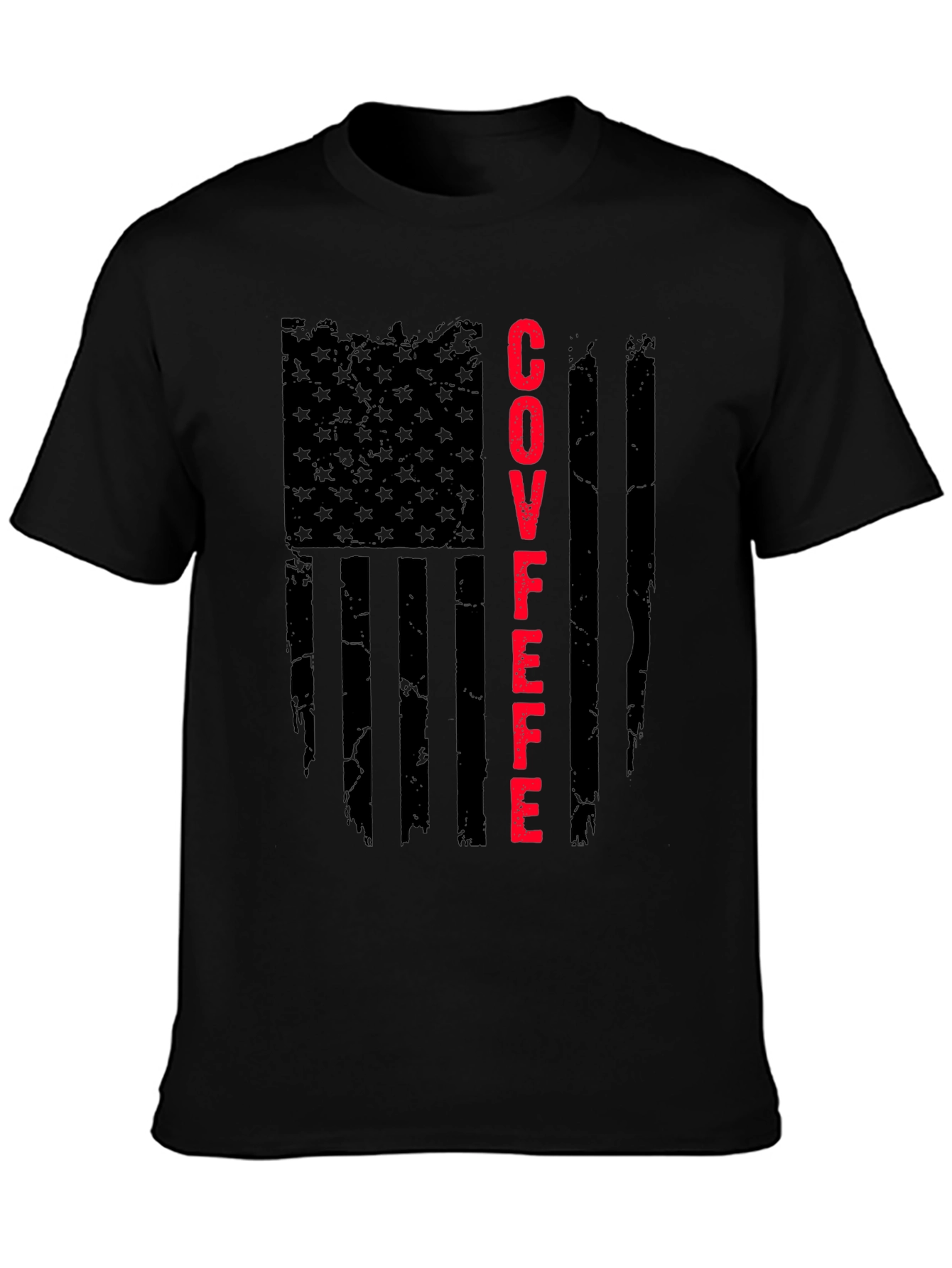 COVFEFE American Flag Graphic T-Shirt