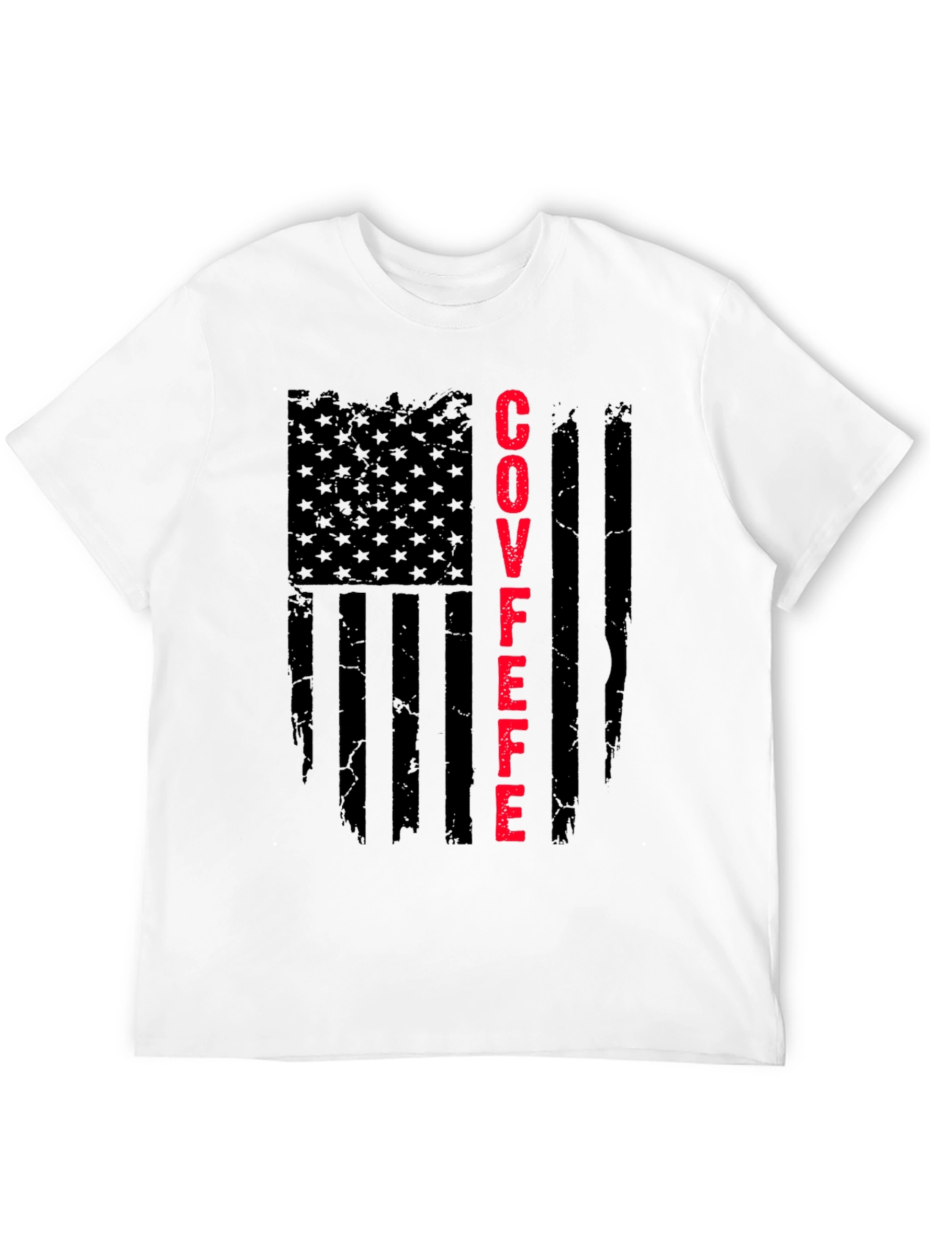 COVFEFE American Flag Graphic T-Shirt