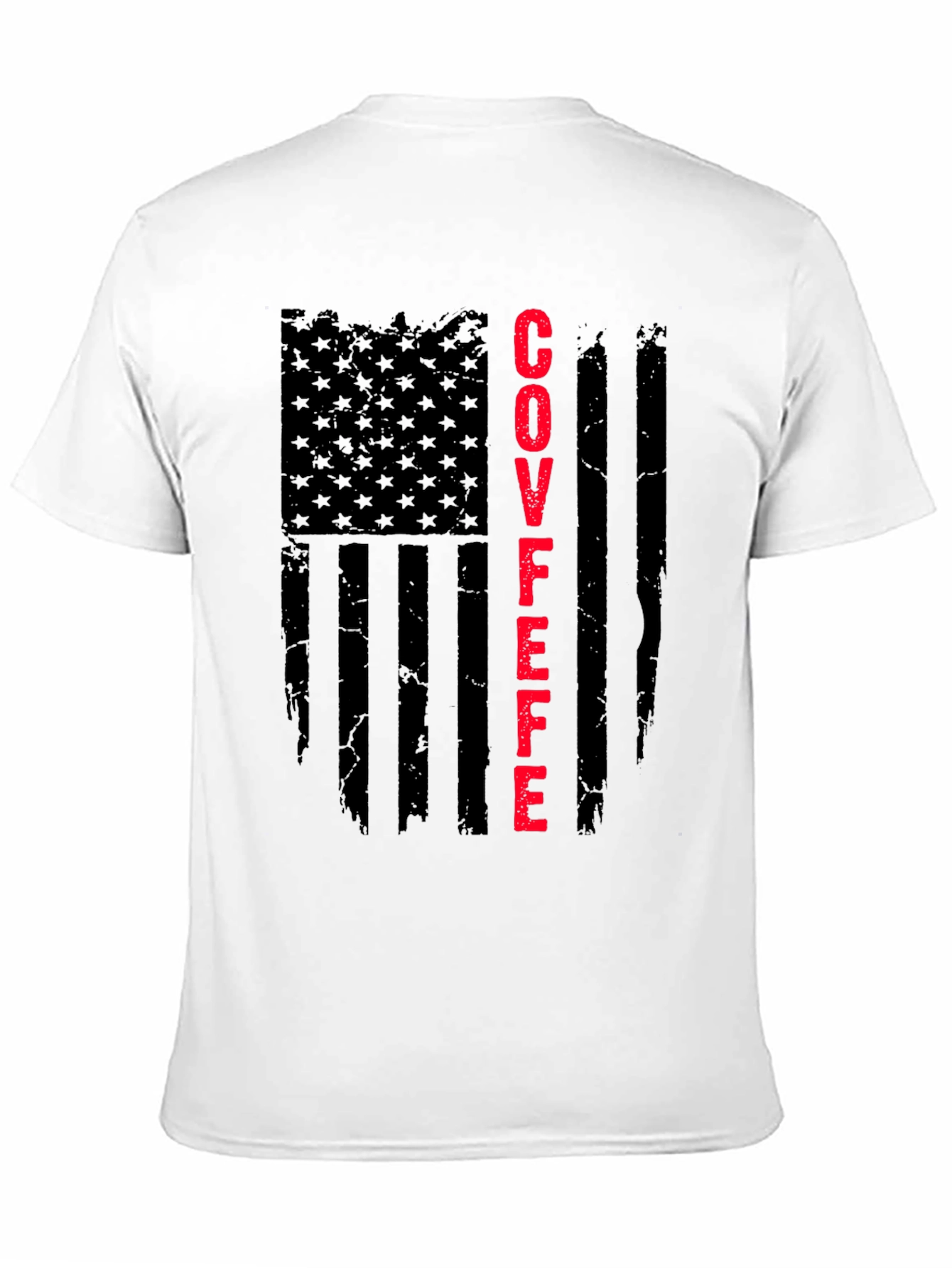 COVFEFE American Flag Graphic T-Shirt