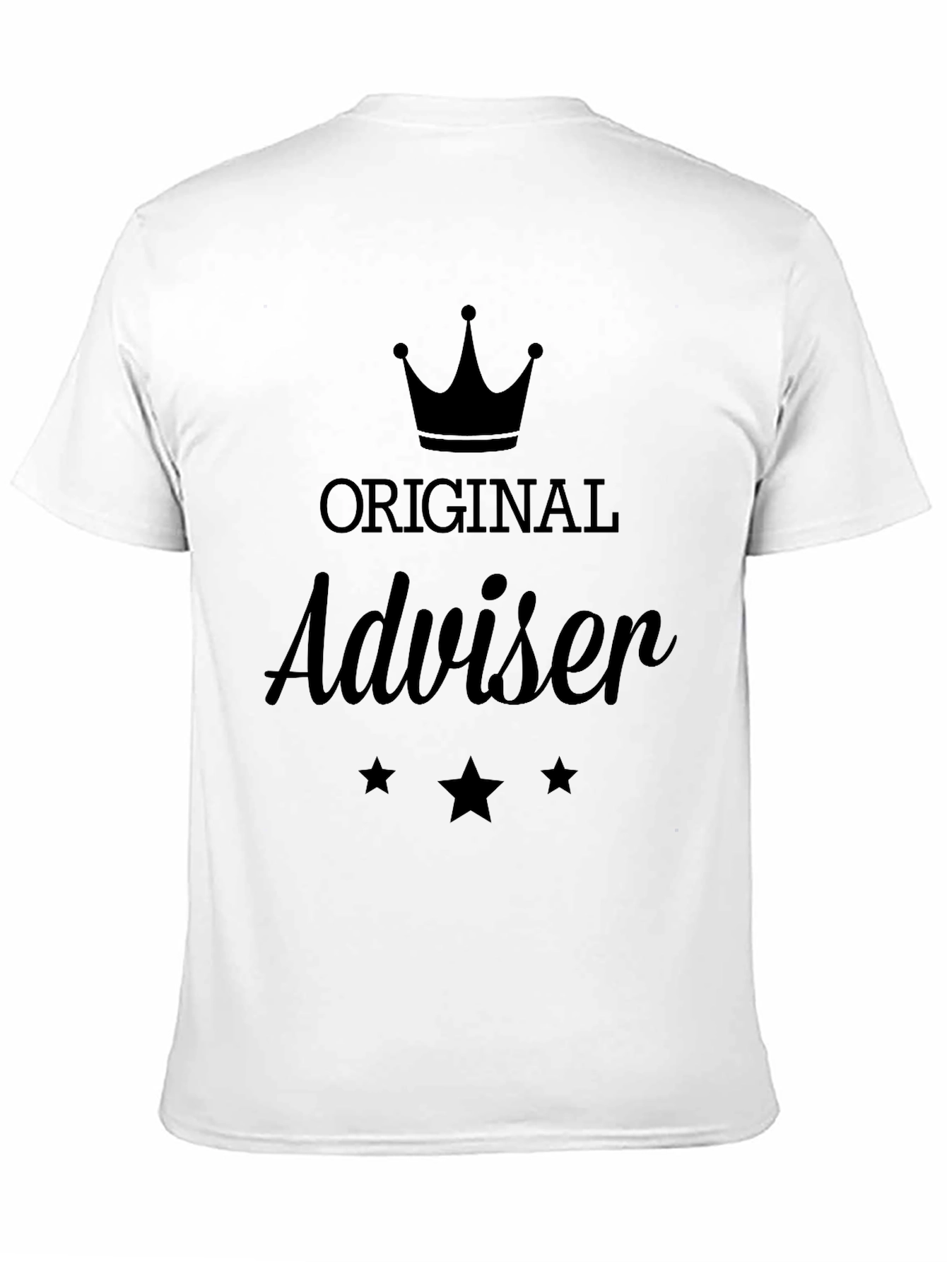Original Advisor Mens Black T-Shirt