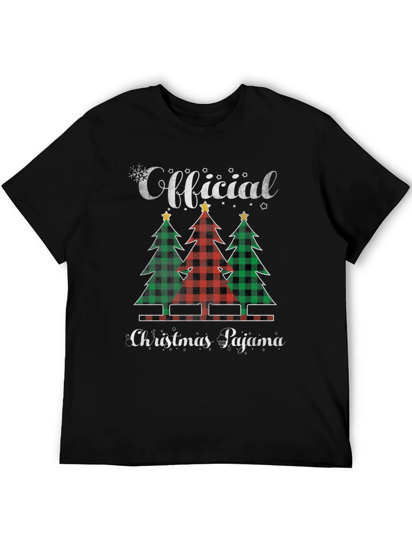 Official Christmas Pajama Plaid Tree Tee