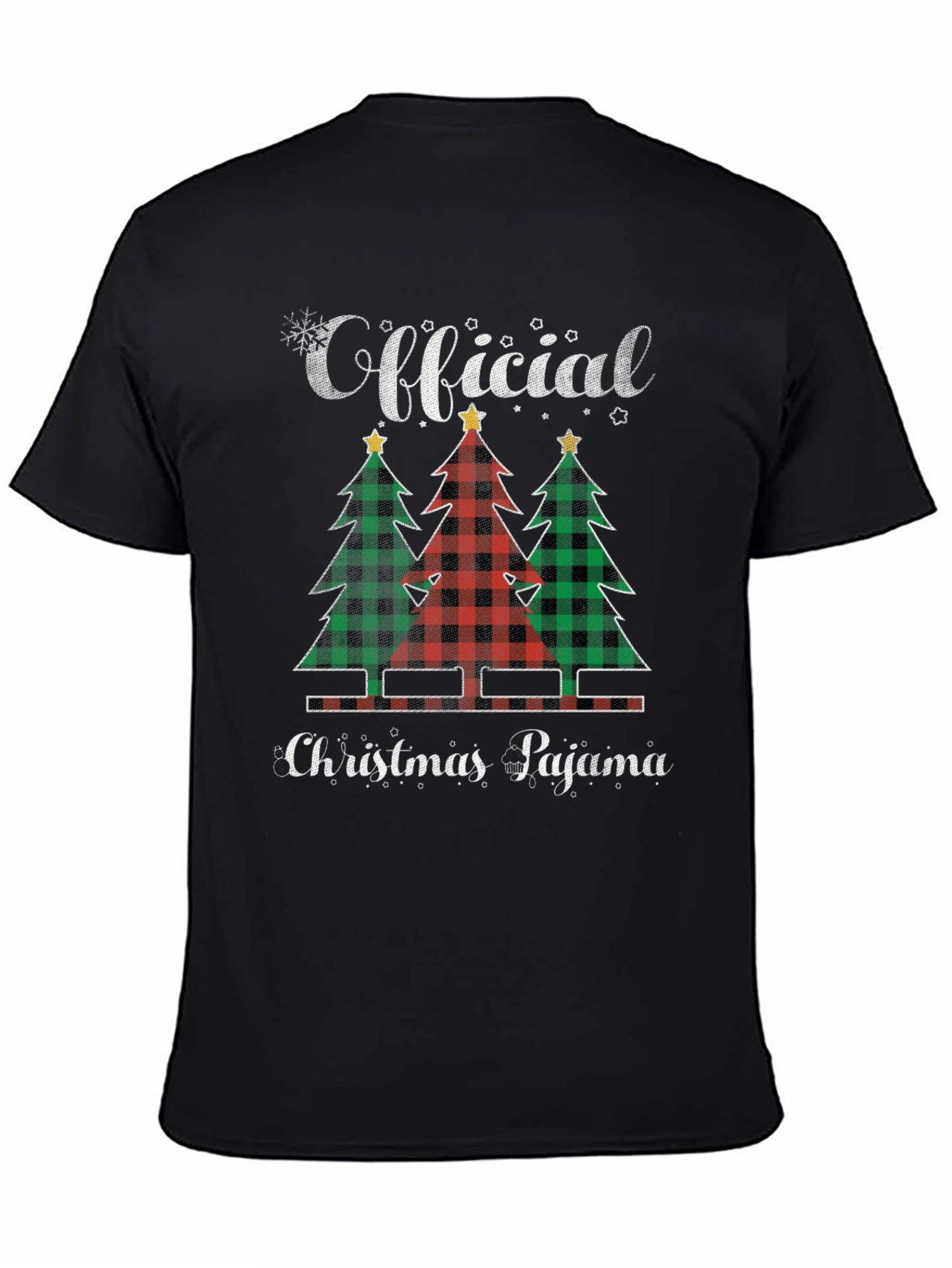 Official Christmas Pajama Plaid Tree Tee