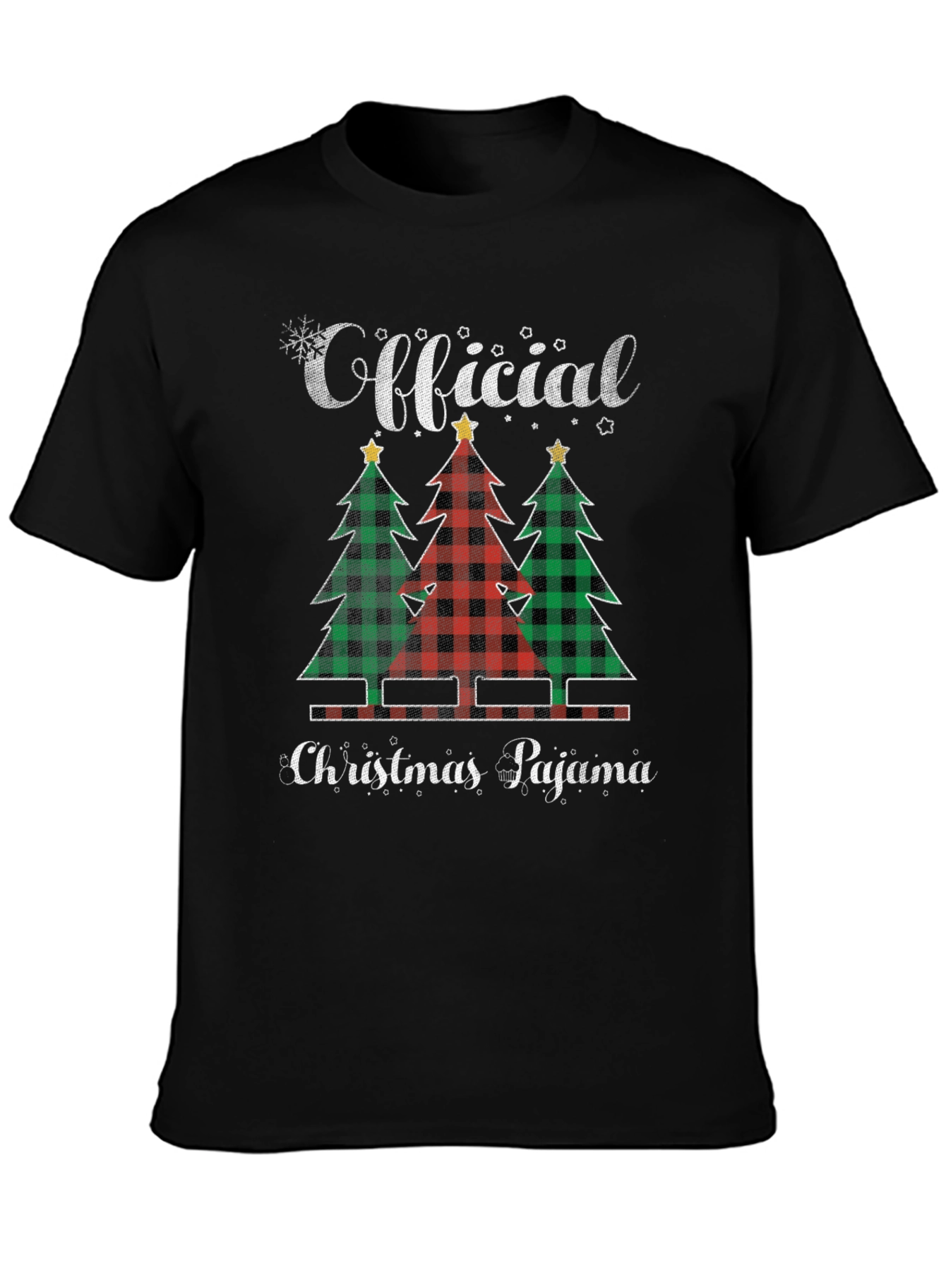 Official Christmas Pajama Plaid Tree Tee