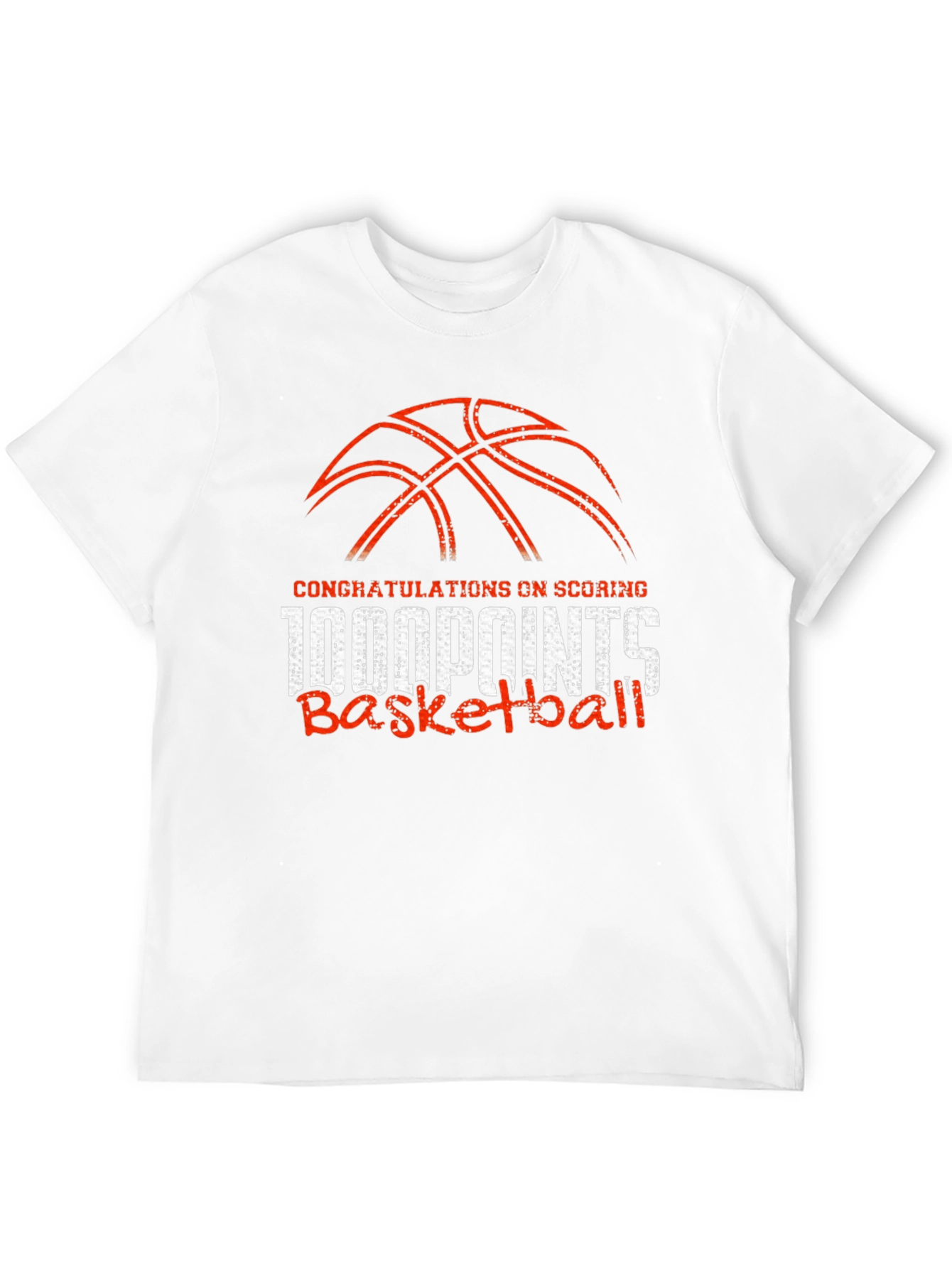 1000 Points Basketball Graphic Tee