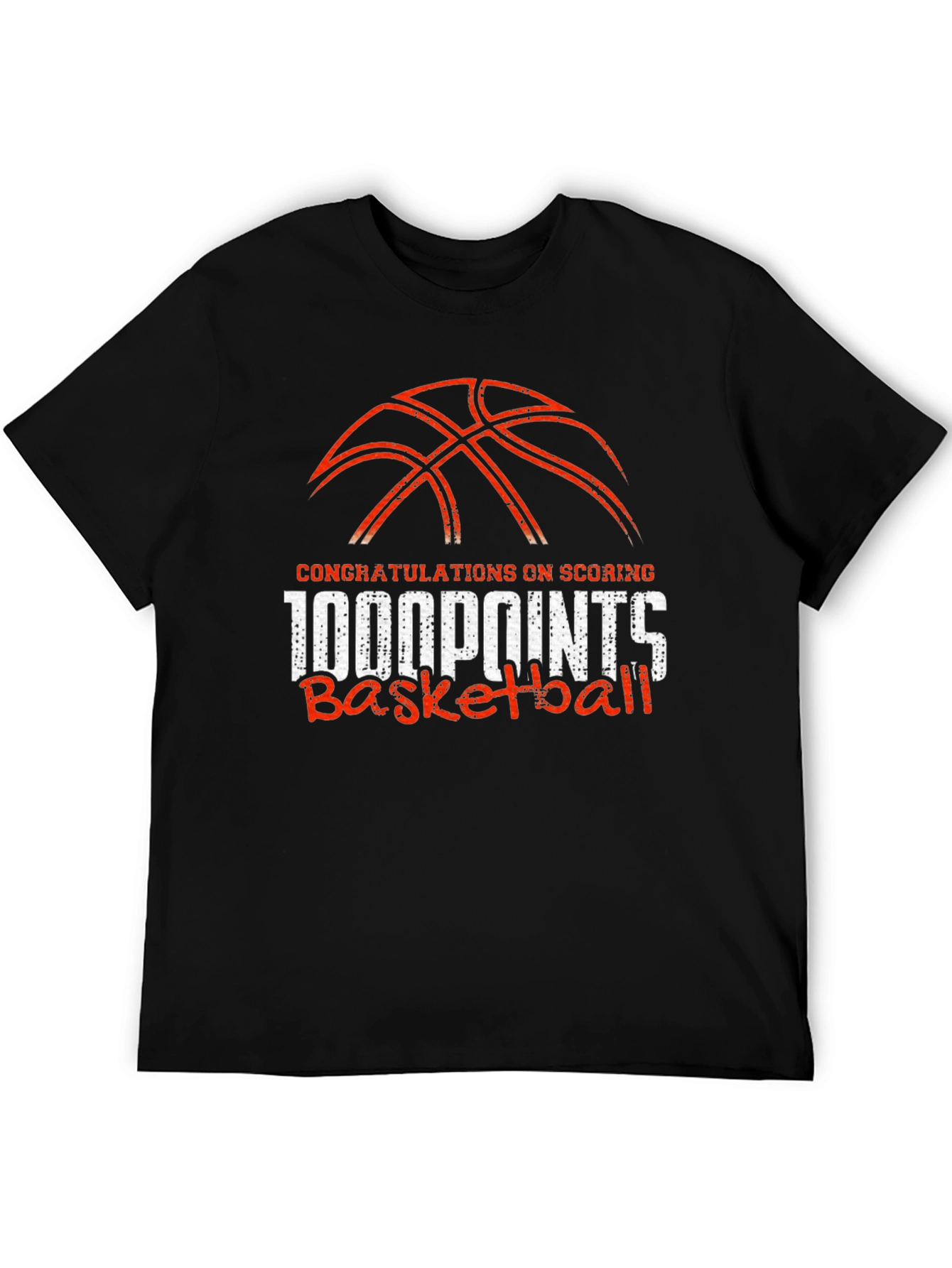 1000 Points Basketball Graphic Tee