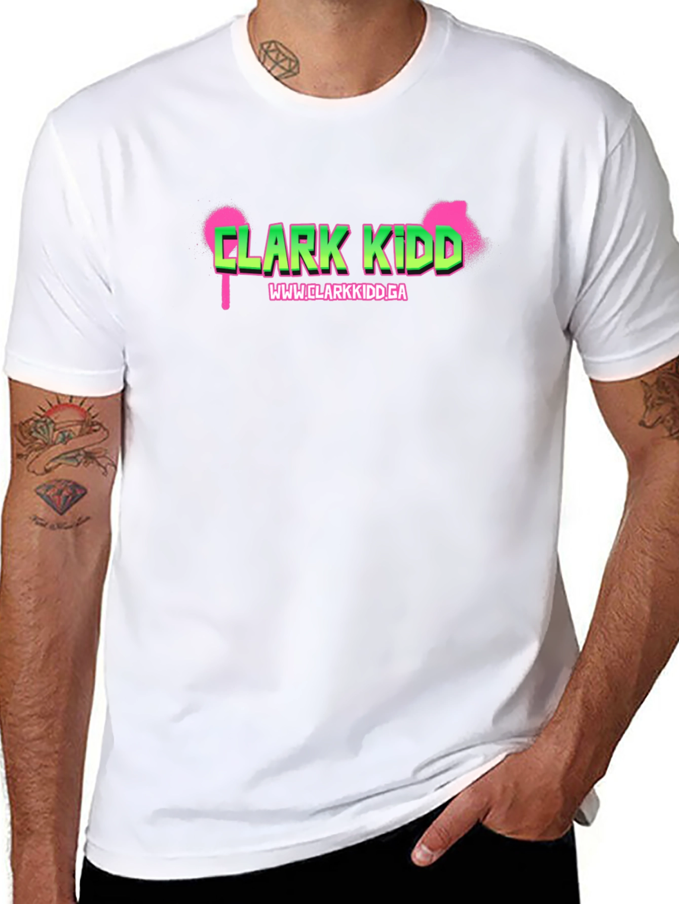 Clark Kidd Black Graphic T-Shirt