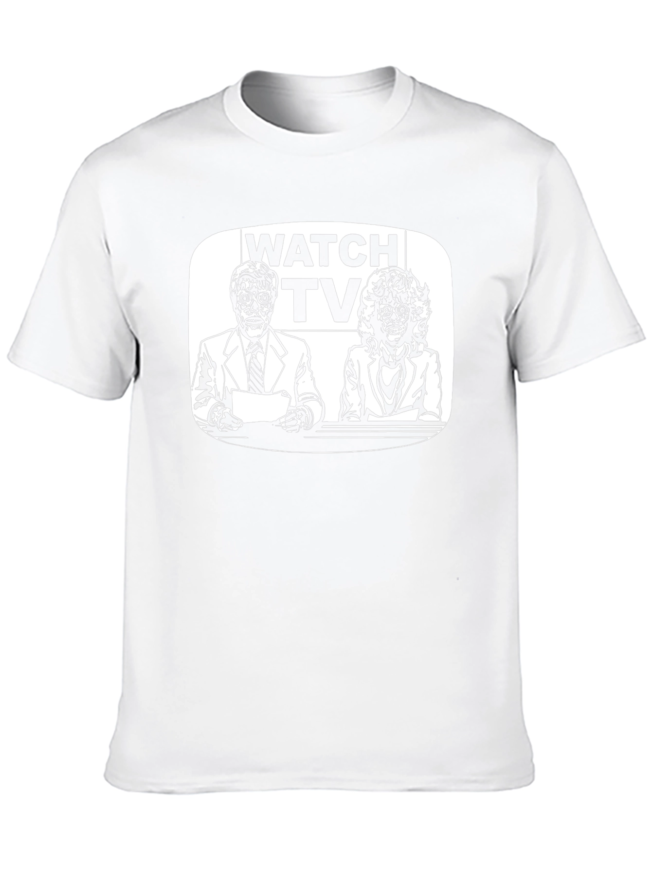 They Live - Watch TV Black T-Shirt