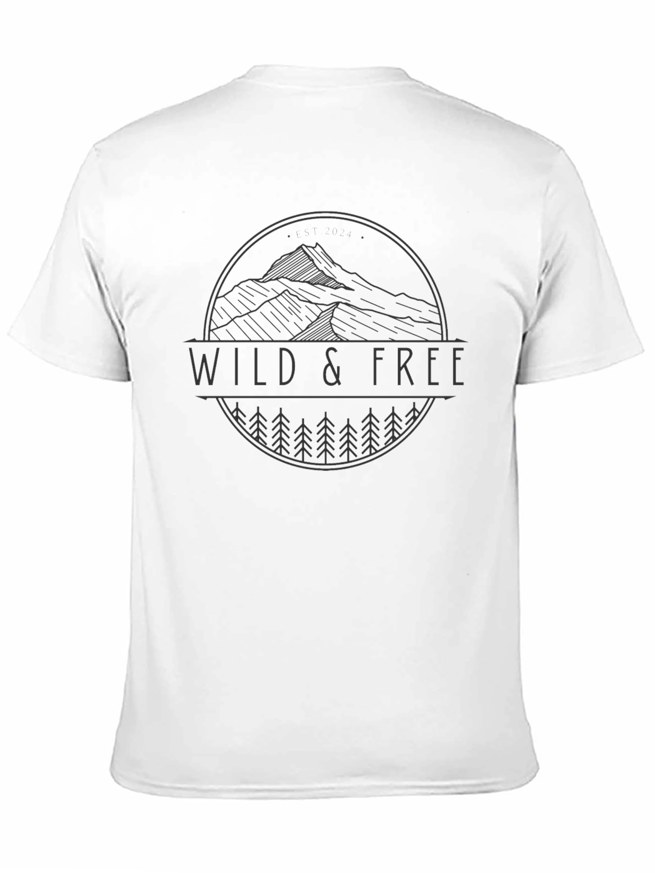 Wild & Free Graphic T-Shirt - Nature Inspired