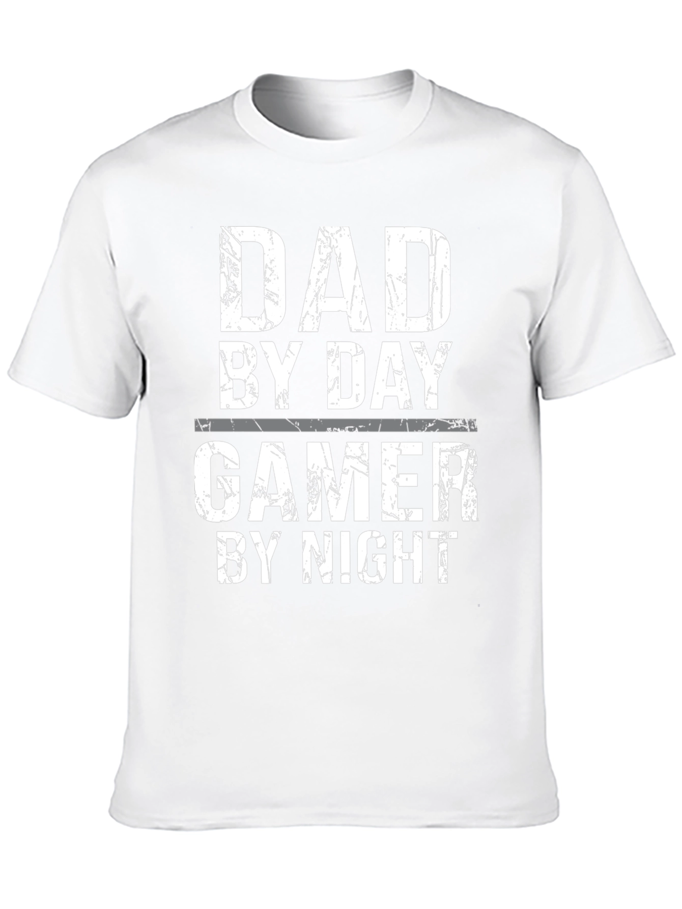 Dad By Day Gamer By Night Black Graphic T-Shirt