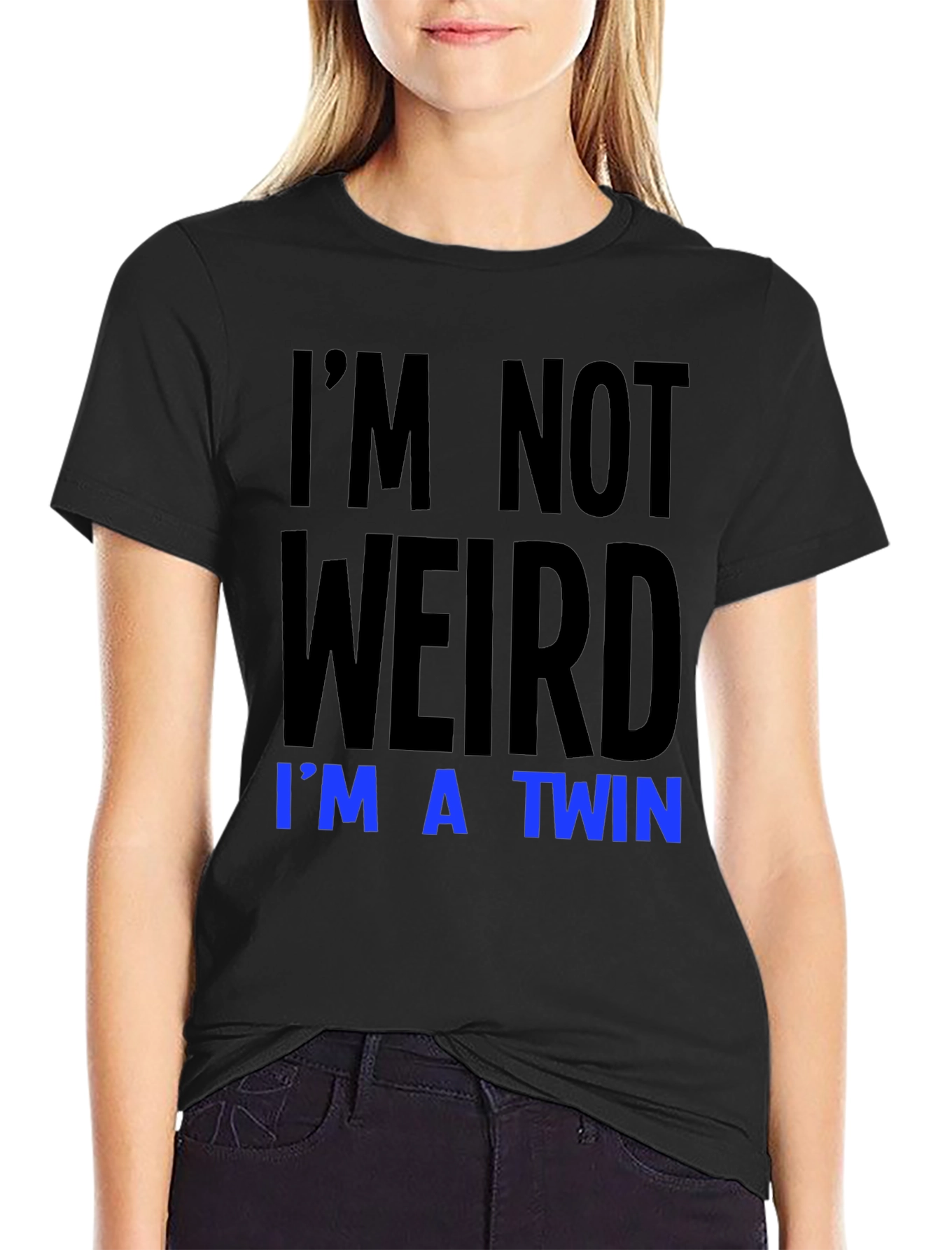 Im Not Weird Im A Twin Graphic Tee