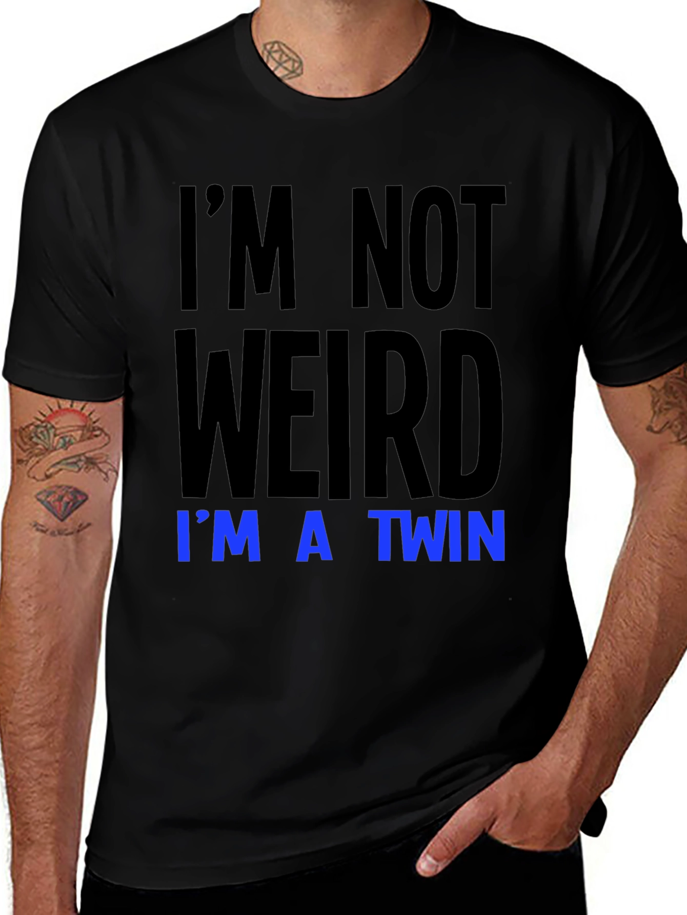 Im Not Weird Im A Twin Graphic Tee