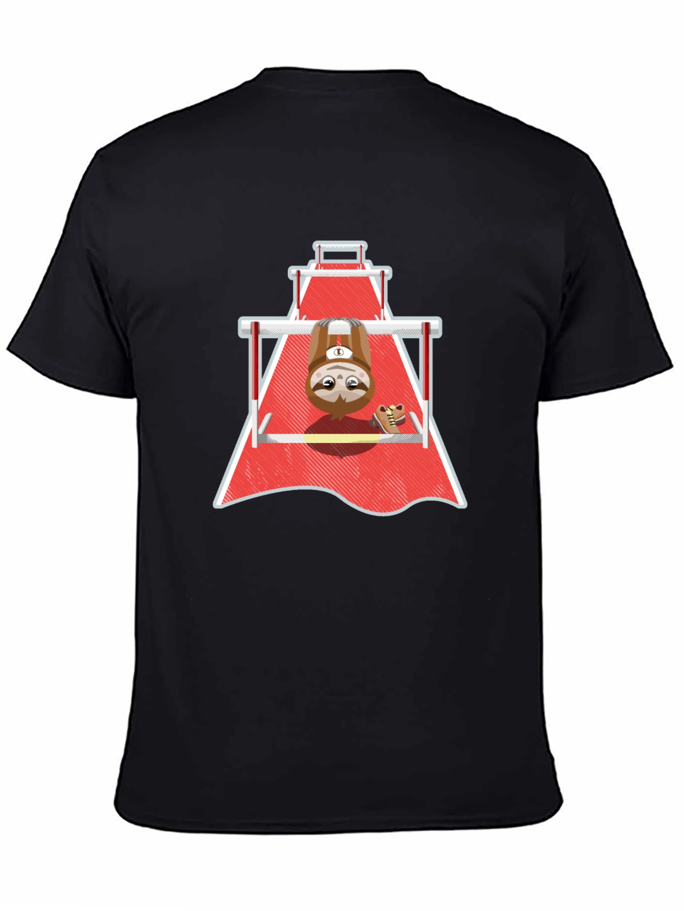Sloth Gymnast T-Shirt - Funny Workout Tee