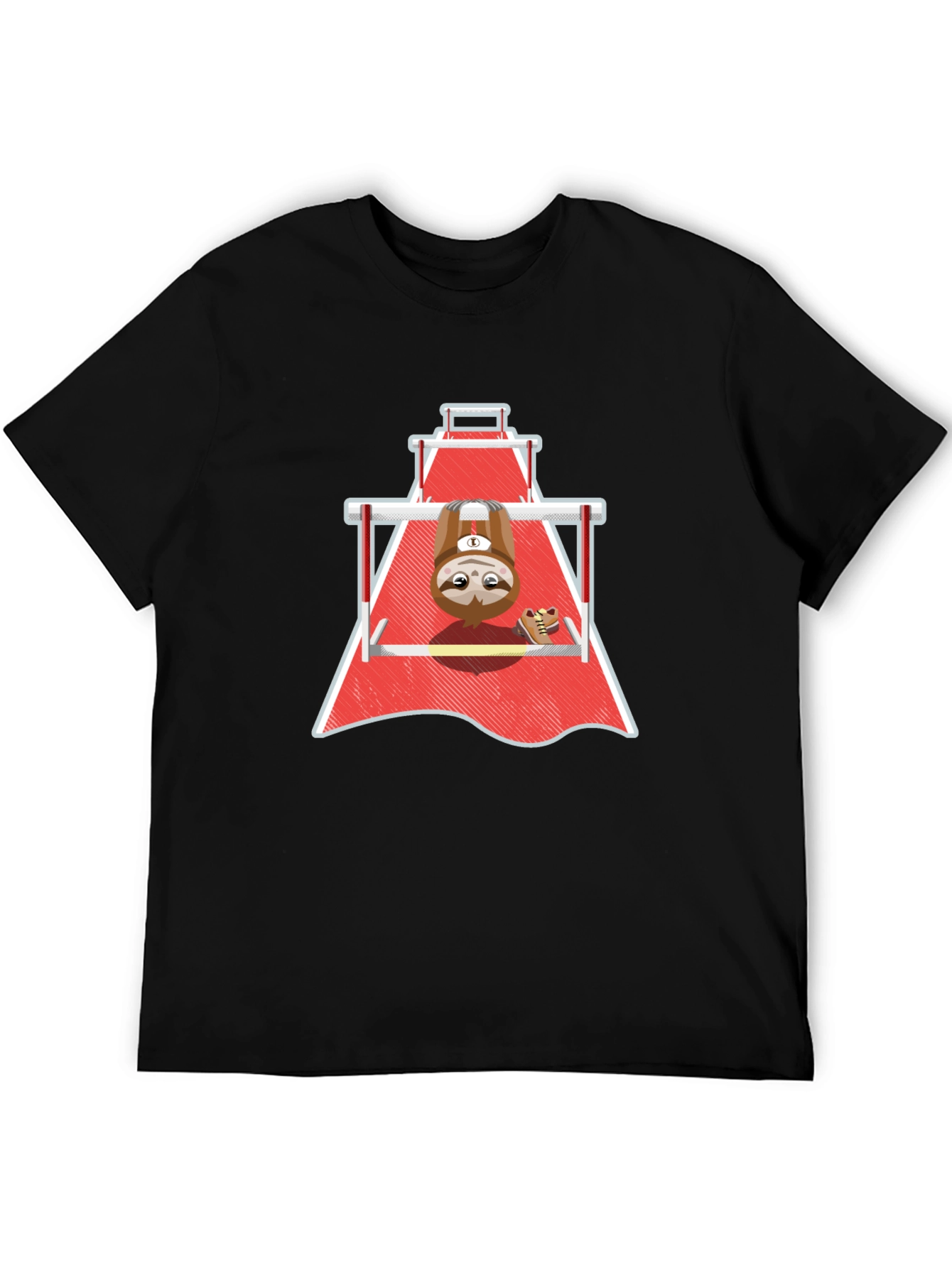 Sloth Gymnast T-Shirt - Funny Workout Tee