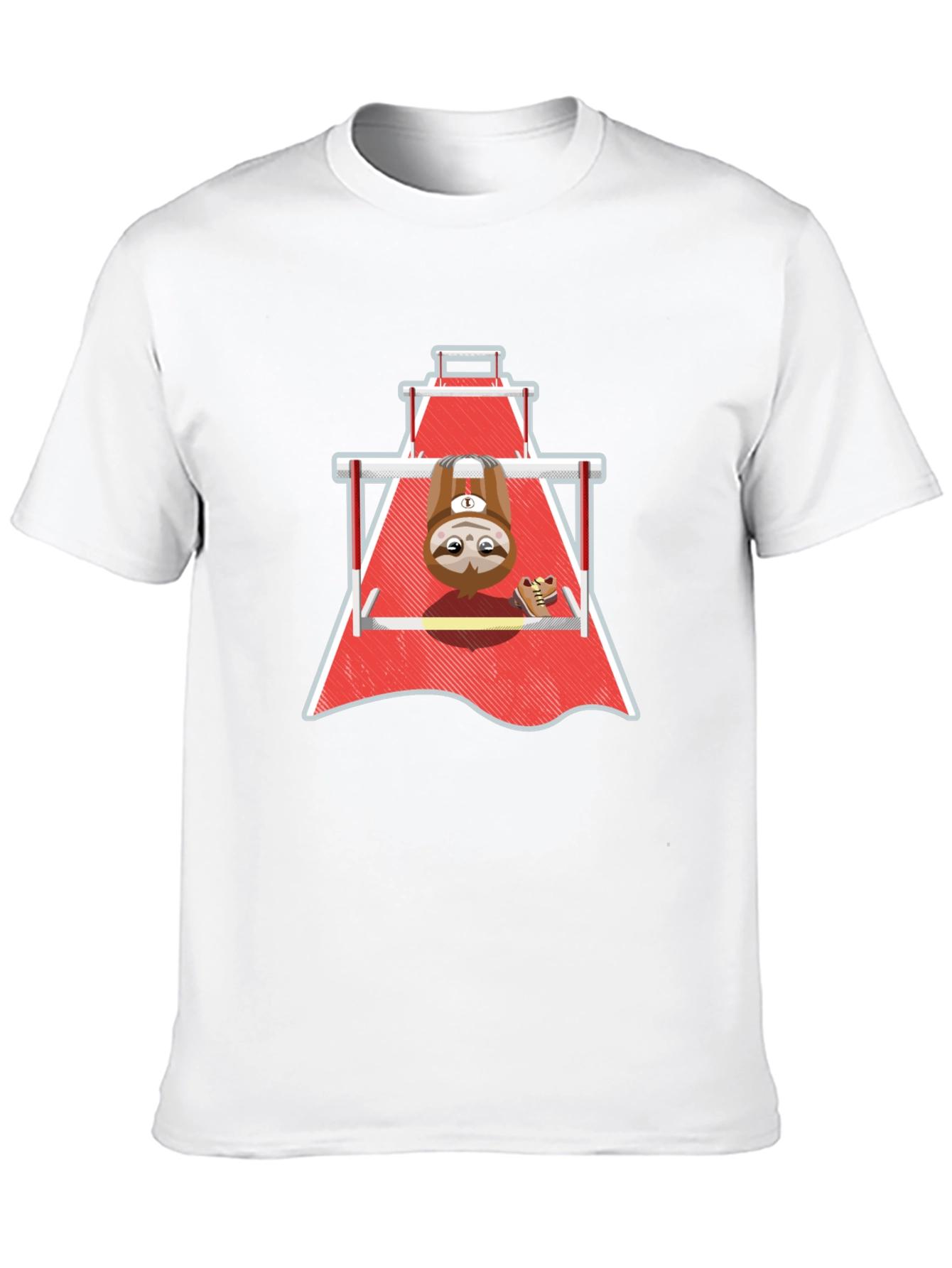 Sloth Gymnast T-Shirt - Funny Workout Tee