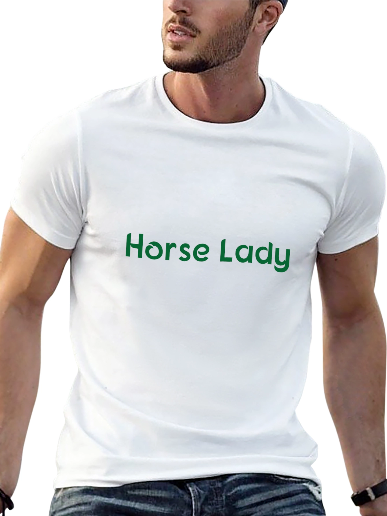 Horse Lady Graphic Tee - Stylish Comfort