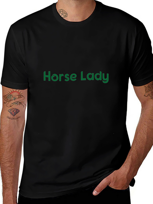 Horse Lady Graphic Tee - Stylish Comfort