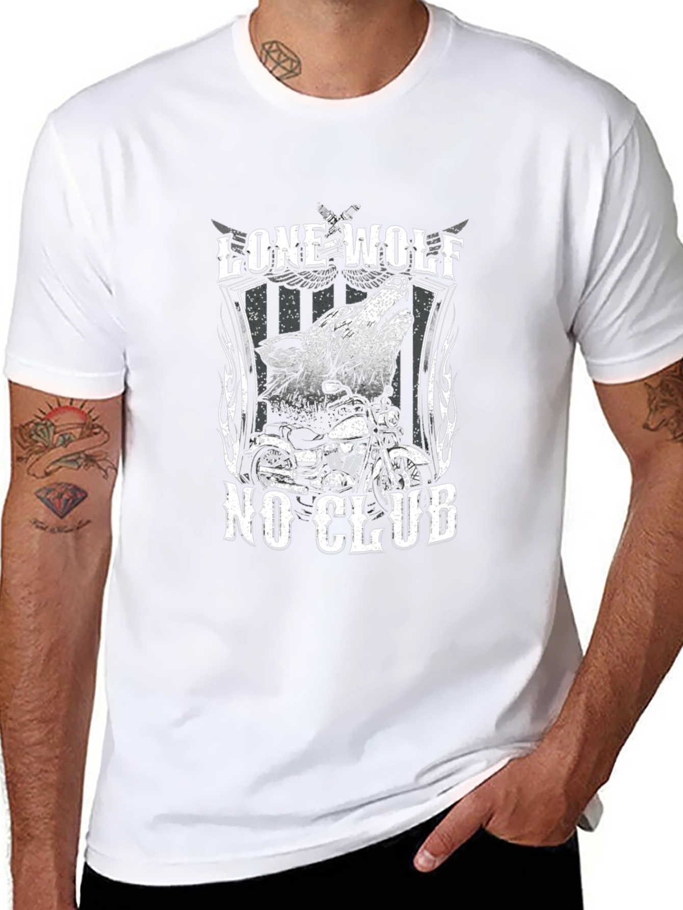 Lone Wolf No Club Graphic Tee