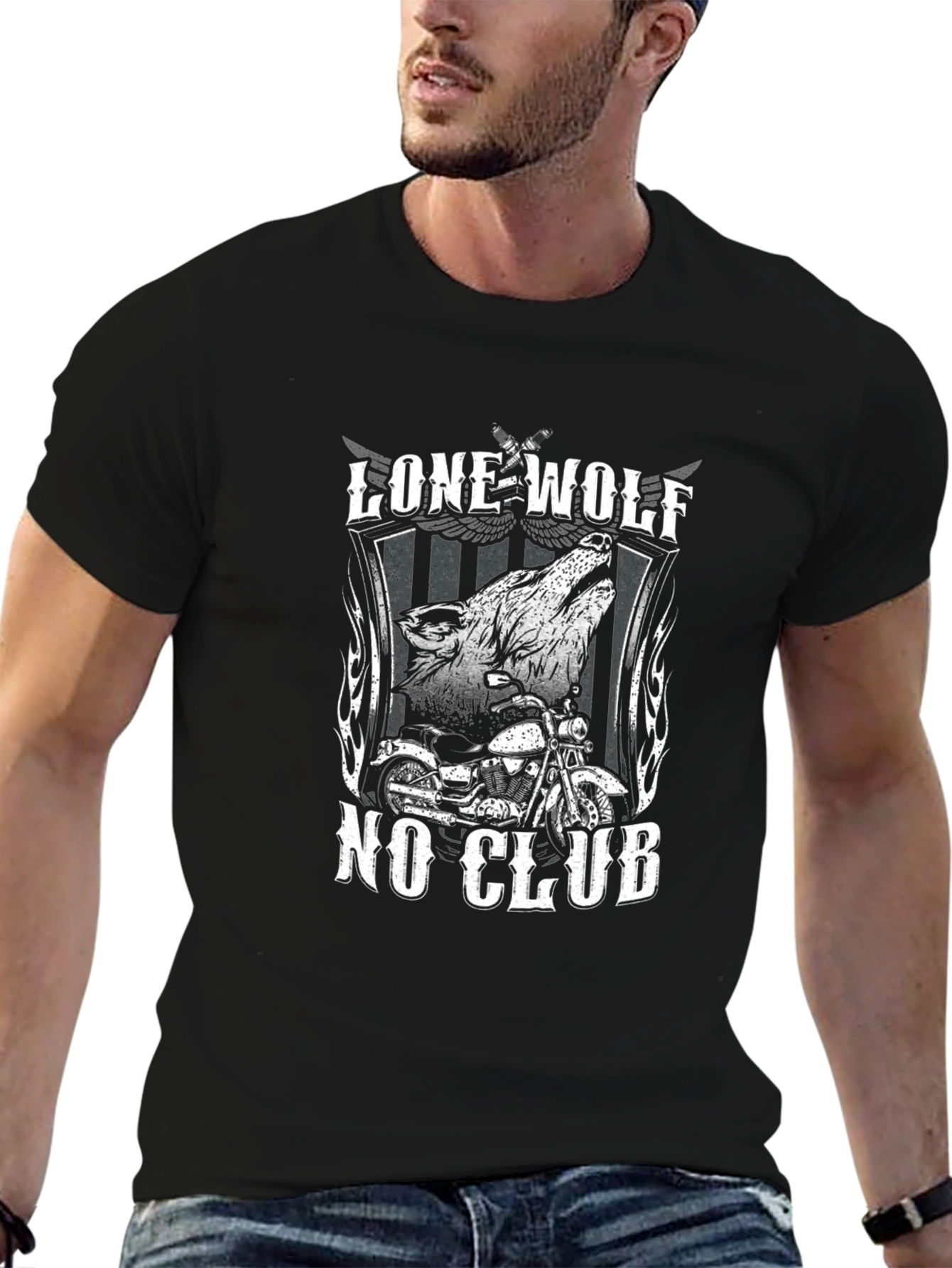 Lone Wolf No Club Graphic Tee