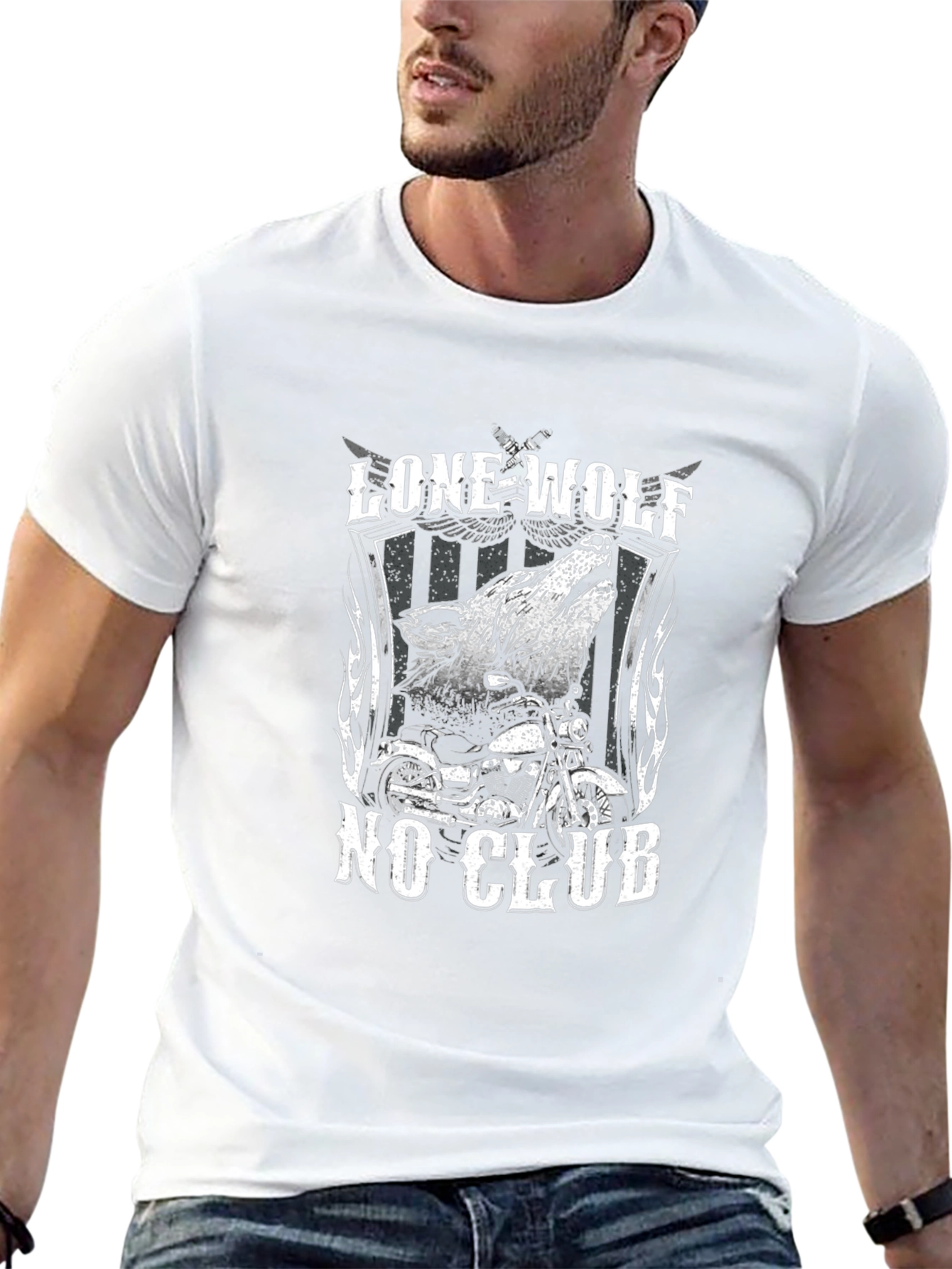 Lone Wolf No Club Graphic Tee