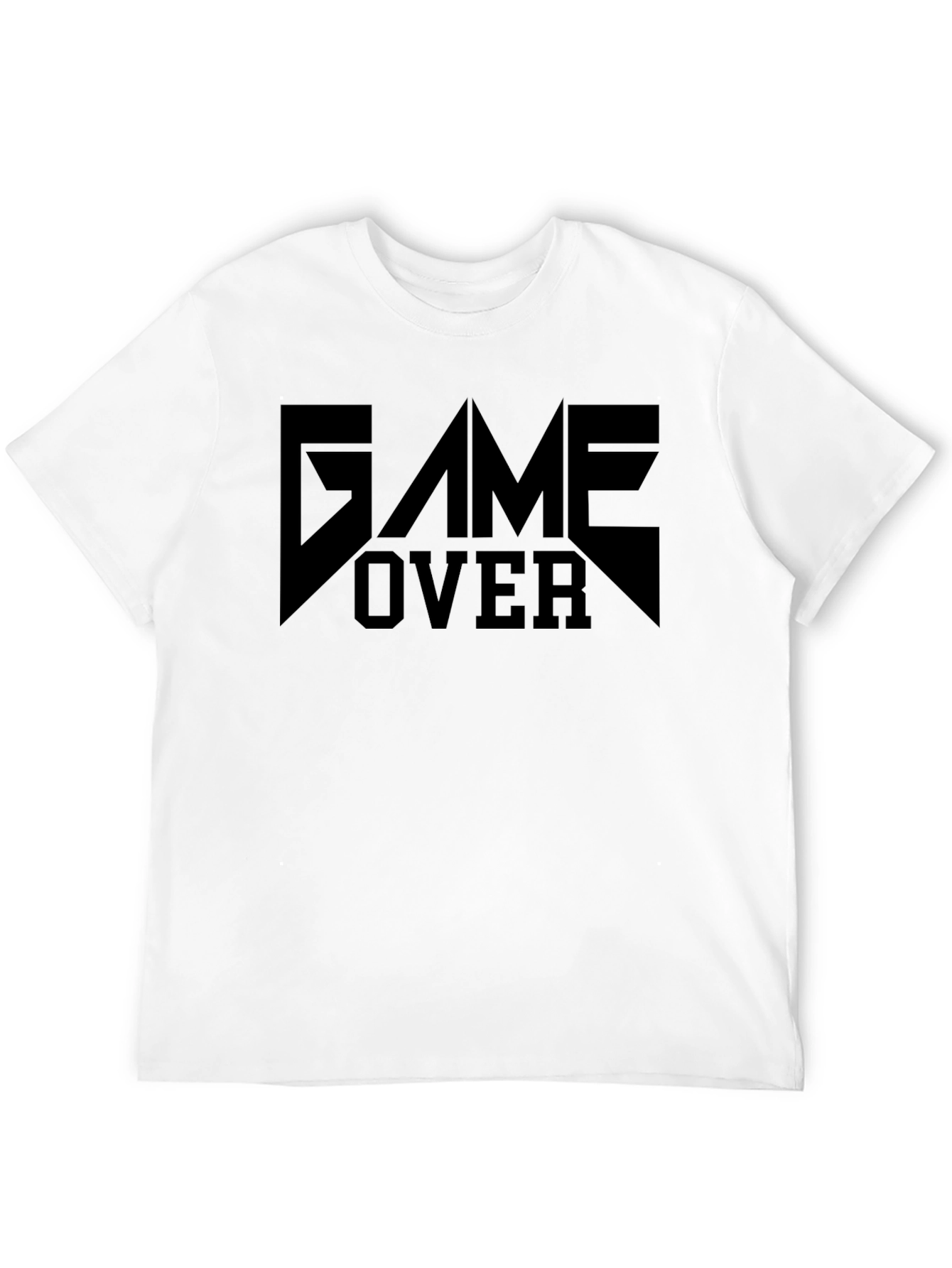 Game Over Black Graphic T-Shirt