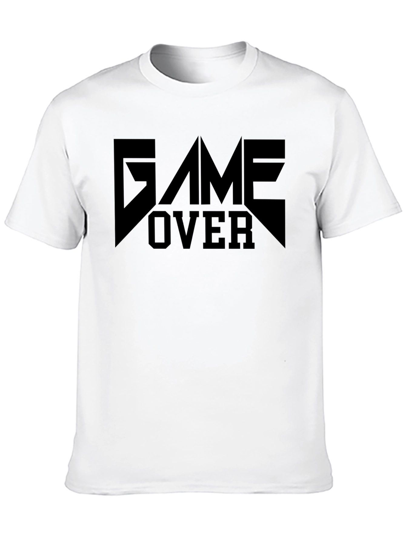 Game Over Black Graphic T-Shirt