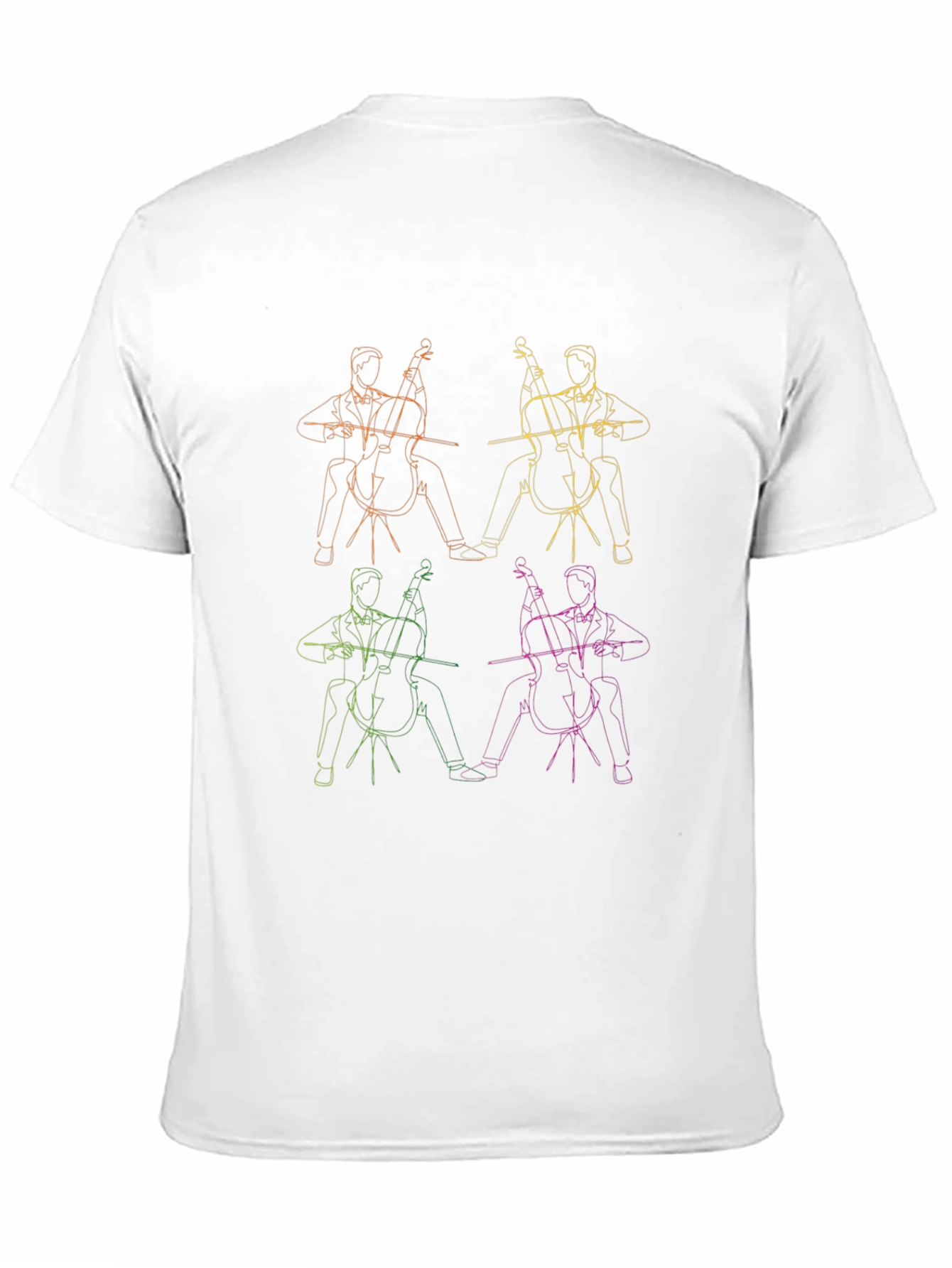 Cello Player Graphic Tee - Musical Style