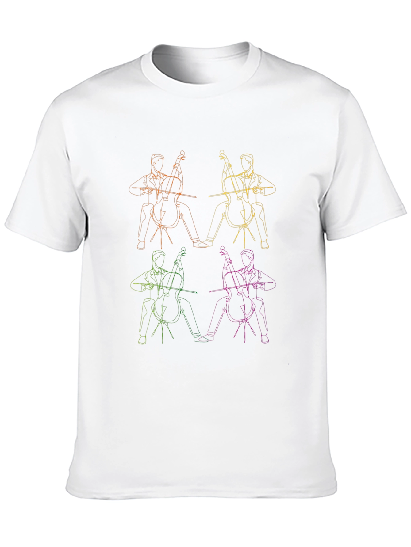 Cello Player Graphic Tee - Musical Style