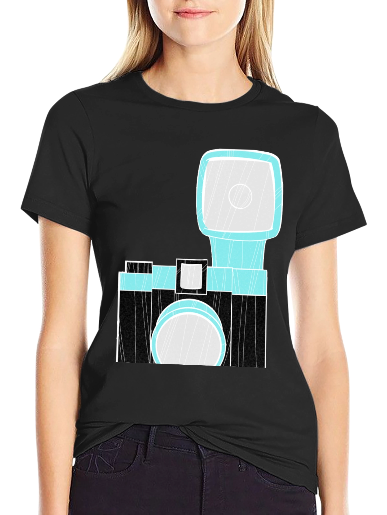 Retro Camera Graphic Tee - Photographers Delight!