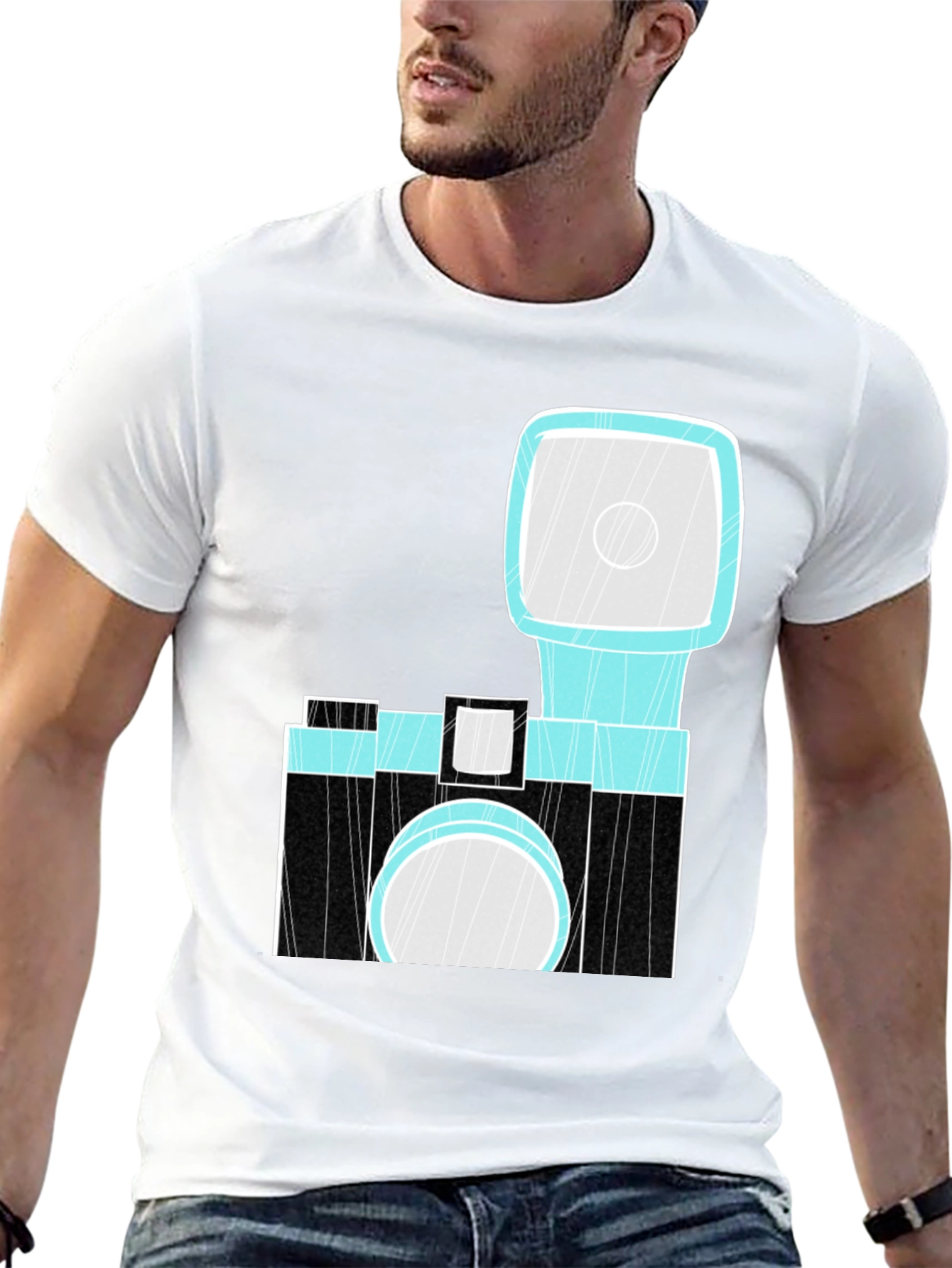 Retro Camera Graphic Tee - Photographers Delight!