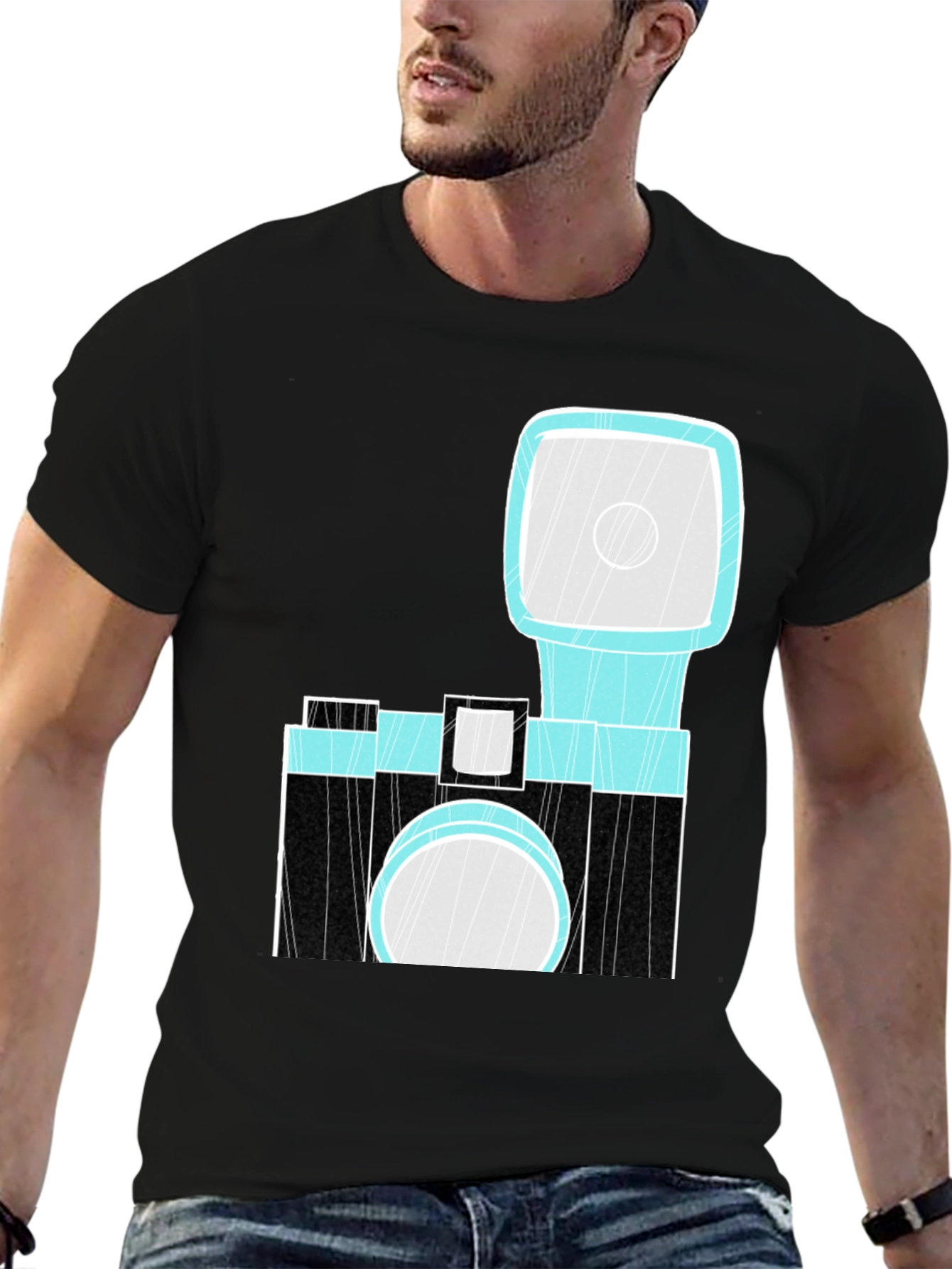 Retro Camera Graphic Tee - Photographers Delight!