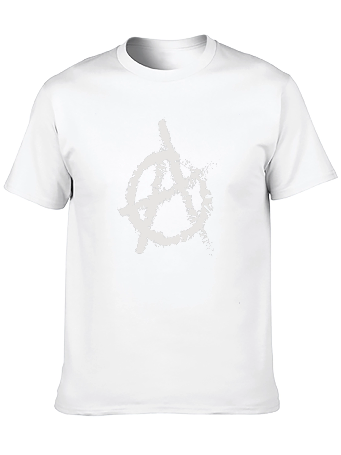 Anarchy Symbol T-Shirt - Distressed Graphic Tee