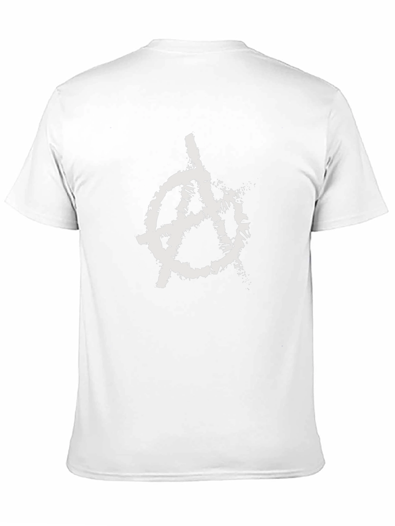 Anarchy Symbol T-Shirt - Distressed Graphic Tee