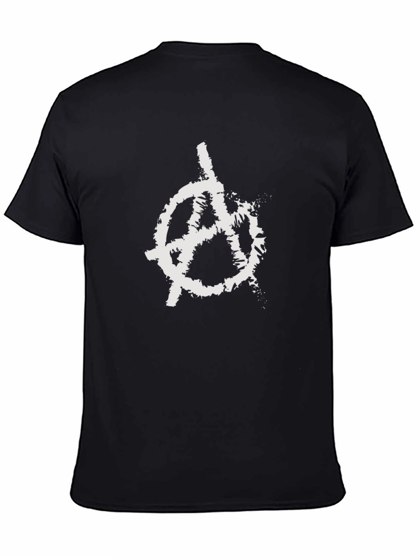 Anarchy Symbol T-Shirt - Distressed Graphic Tee