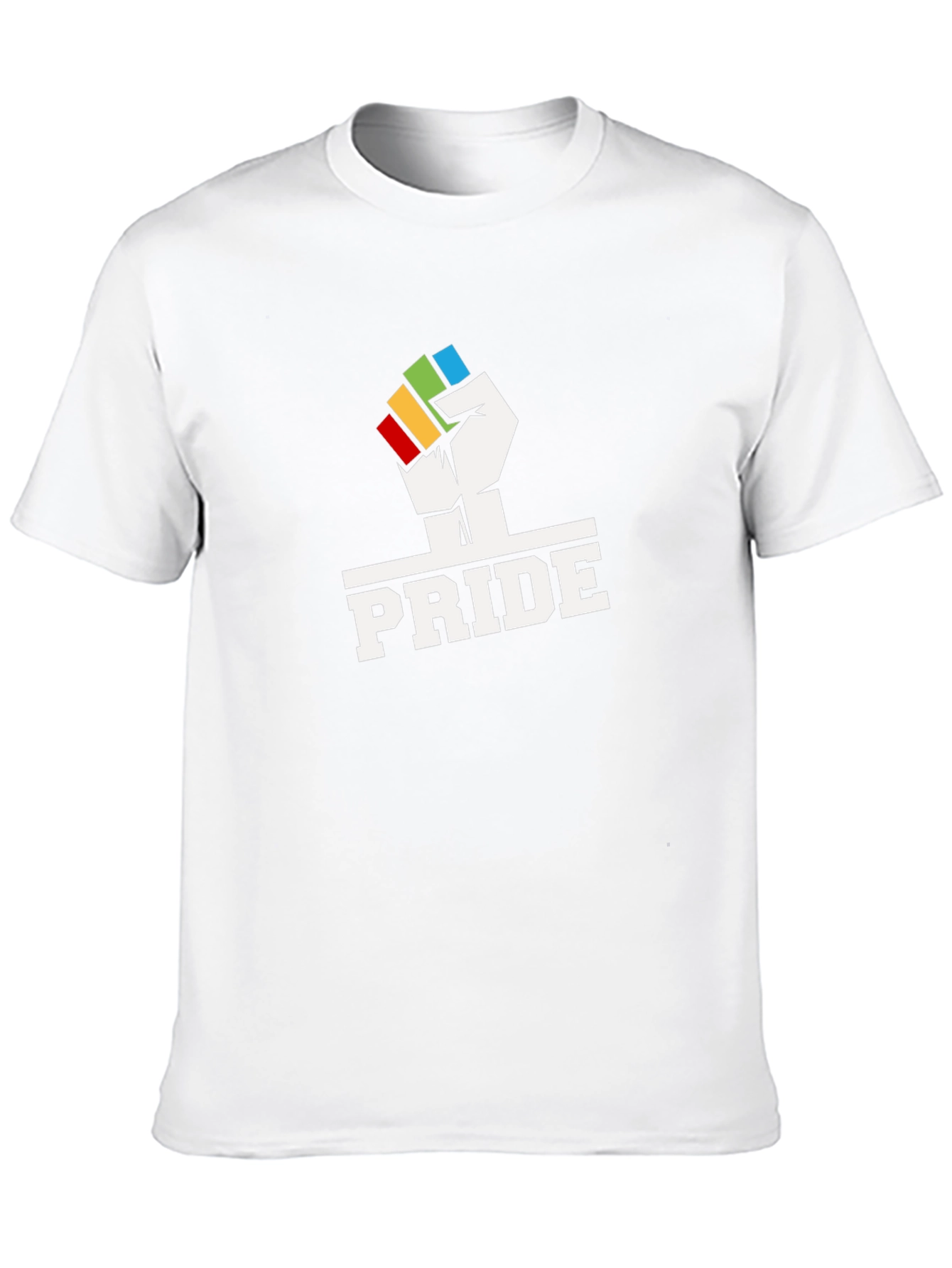 Pride Fist Graphic Tee - Black Cotton Blend