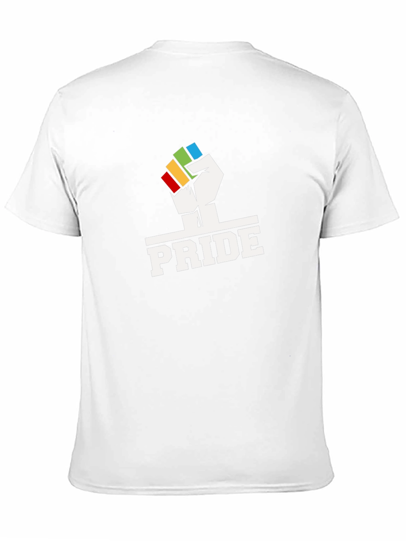 Pride Fist Graphic Tee - Black Cotton Blend