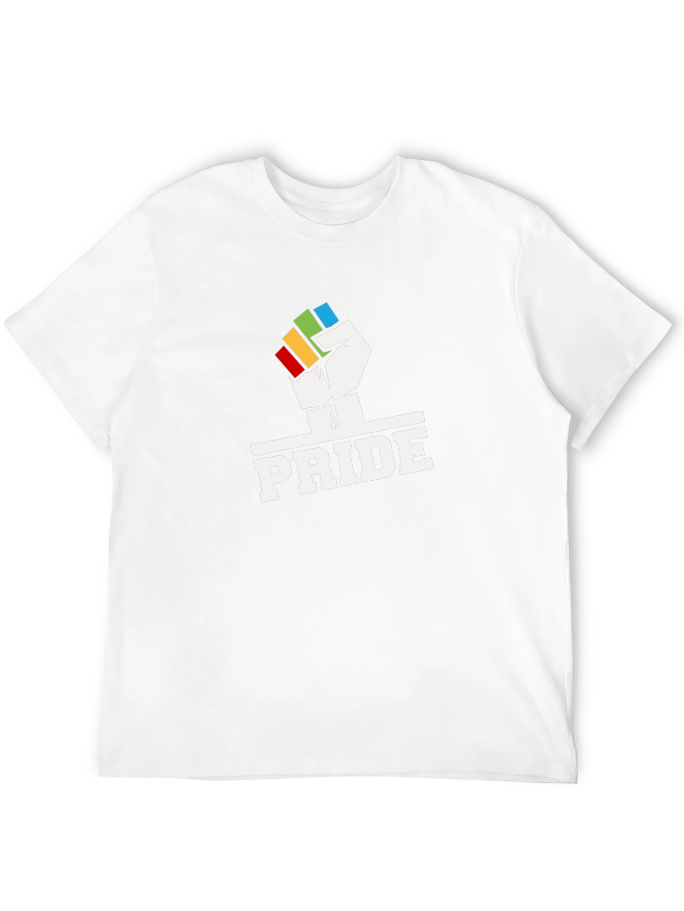 Pride Fist Graphic Tee - Black Cotton Blend