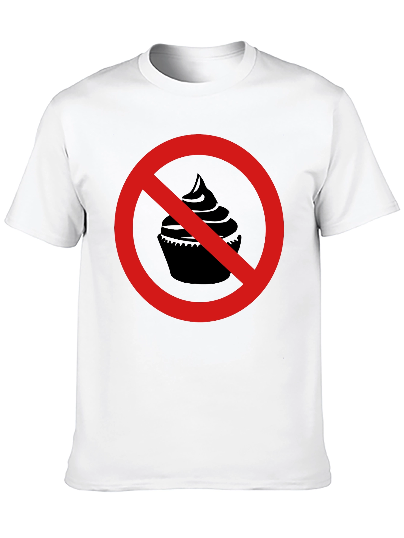 No Cupcakes Black Graphic Tee