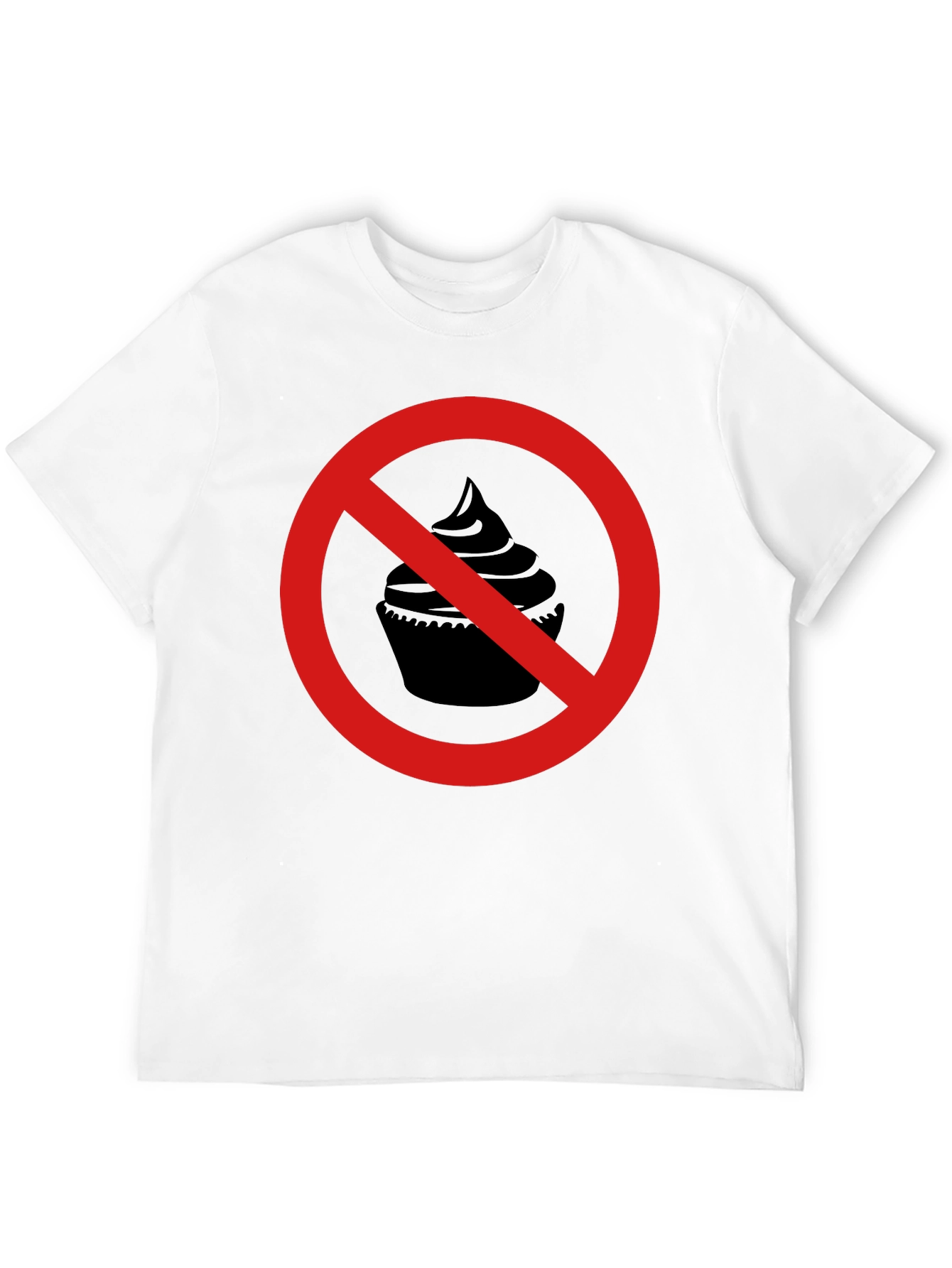 No Cupcakes Black Graphic Tee