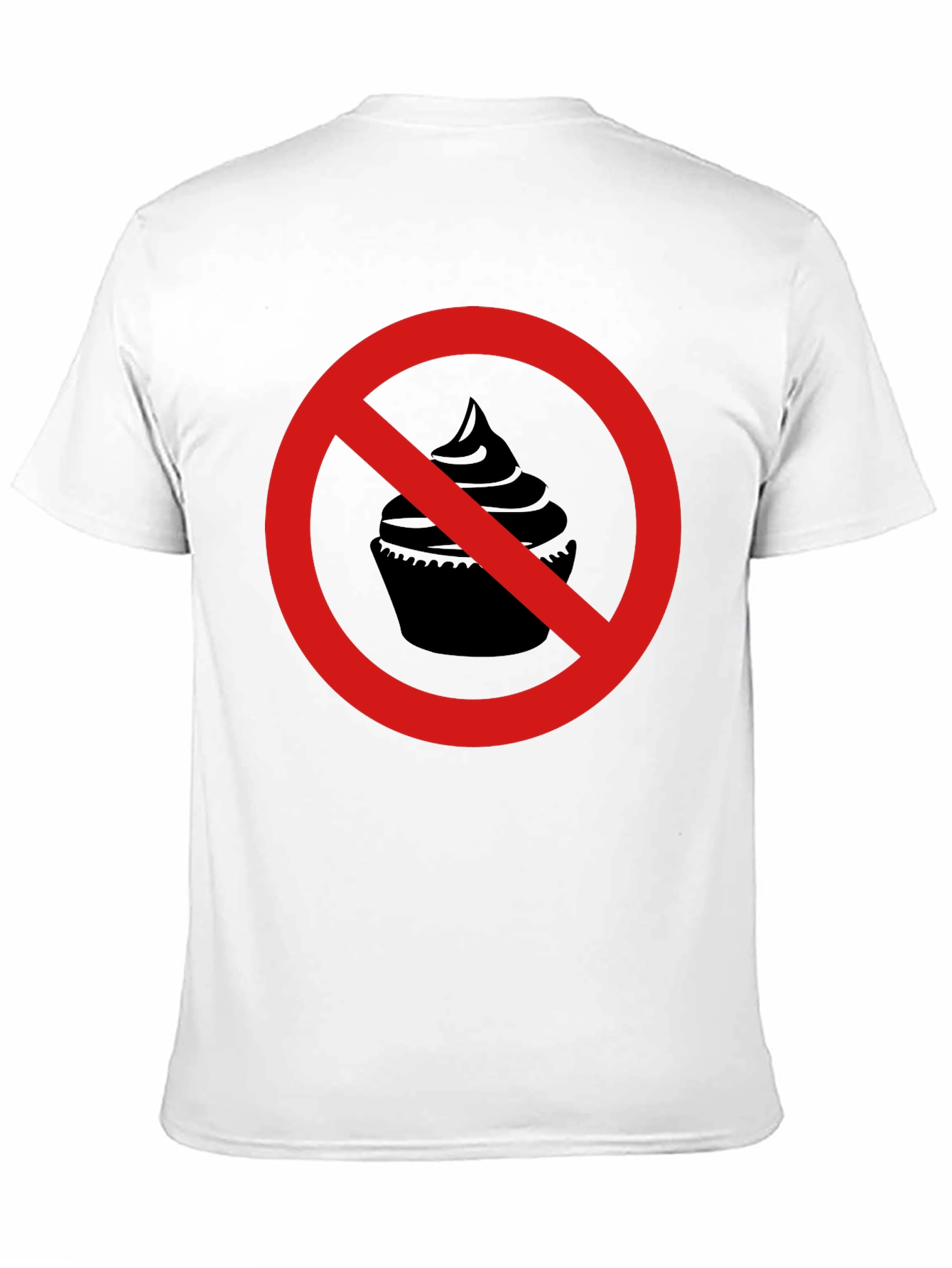 No Cupcakes Black Graphic Tee