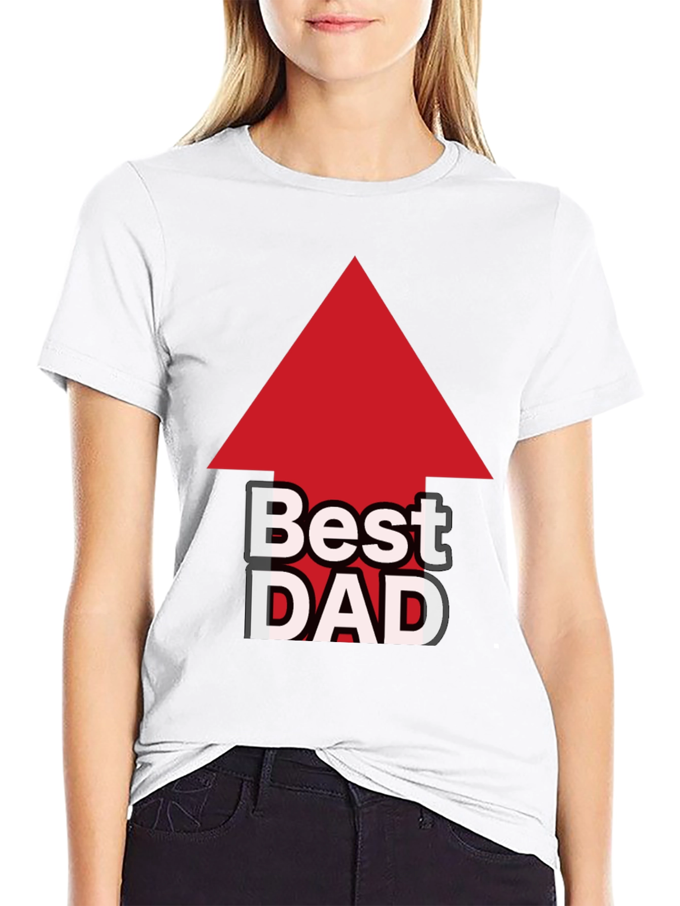 Best Dad Arrow T-Shirt - Fathers Day Gift