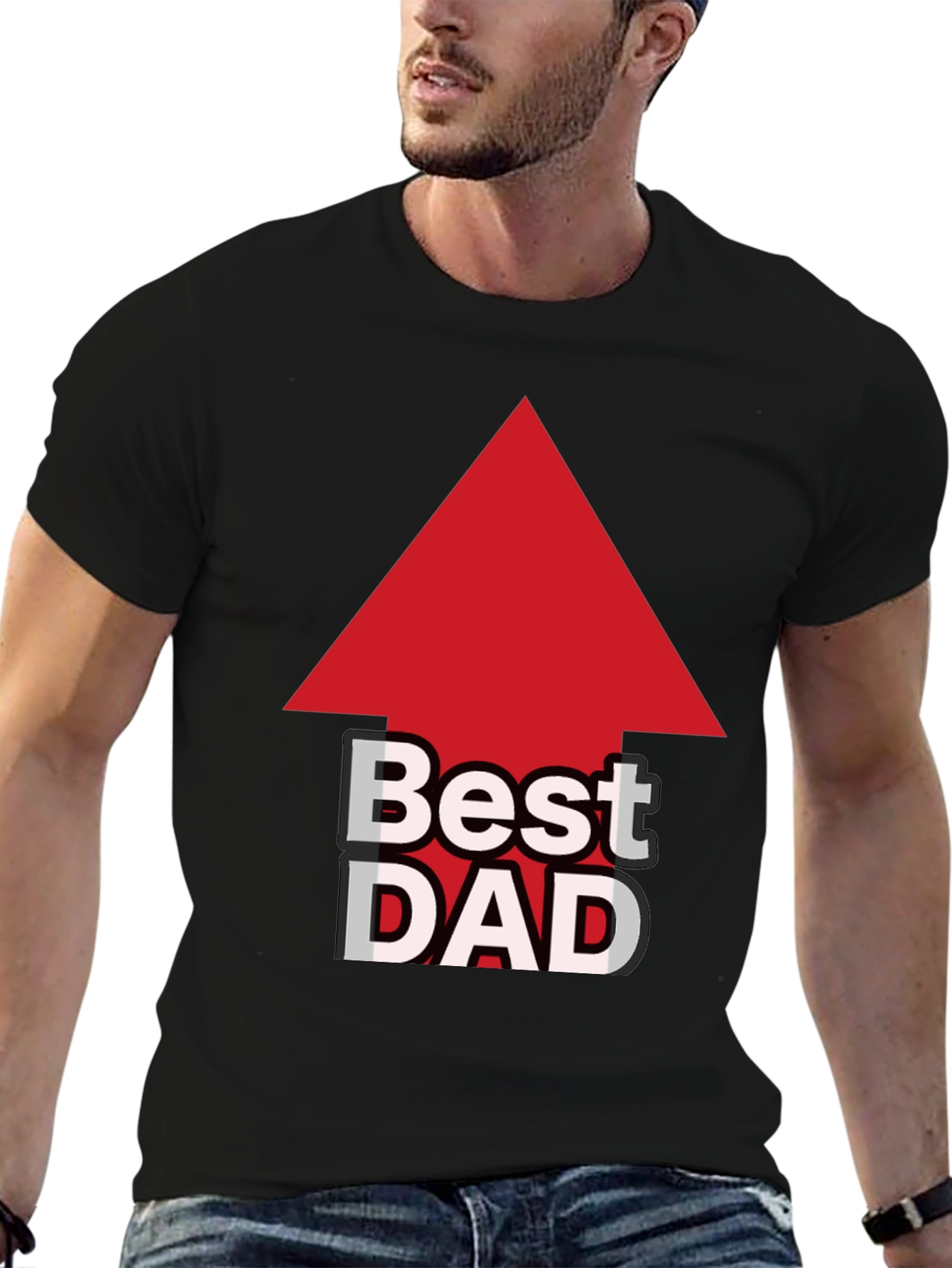 Best Dad Arrow T-Shirt - Fathers Day Gift