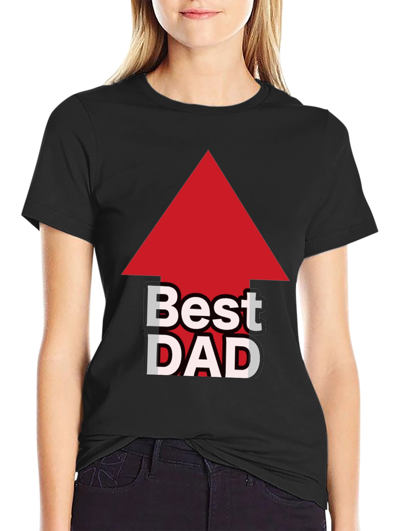 Best Dad Arrow T-Shirt - Fathers Day Gift