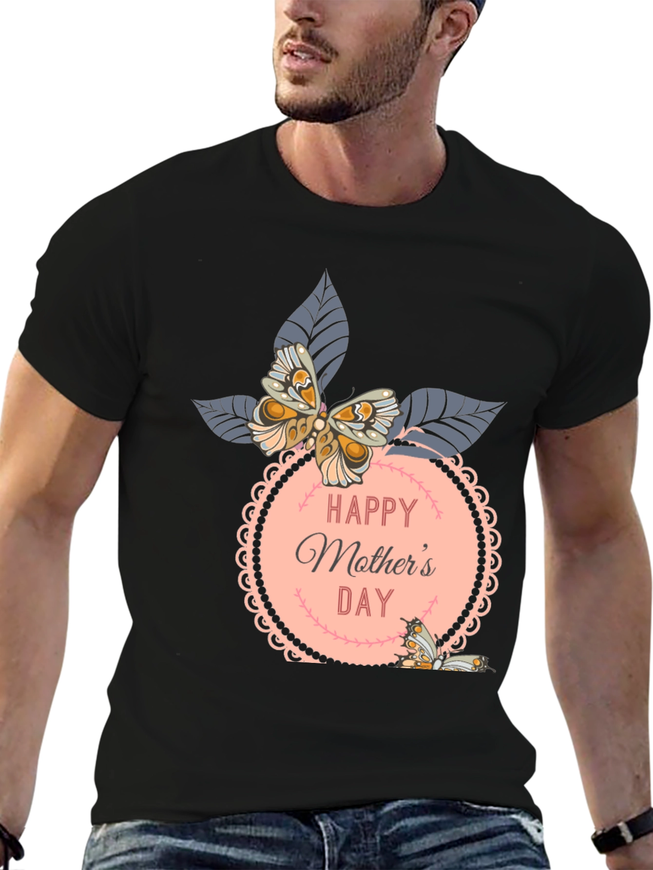 Happy Mothers Day Butterfly T-Shirt